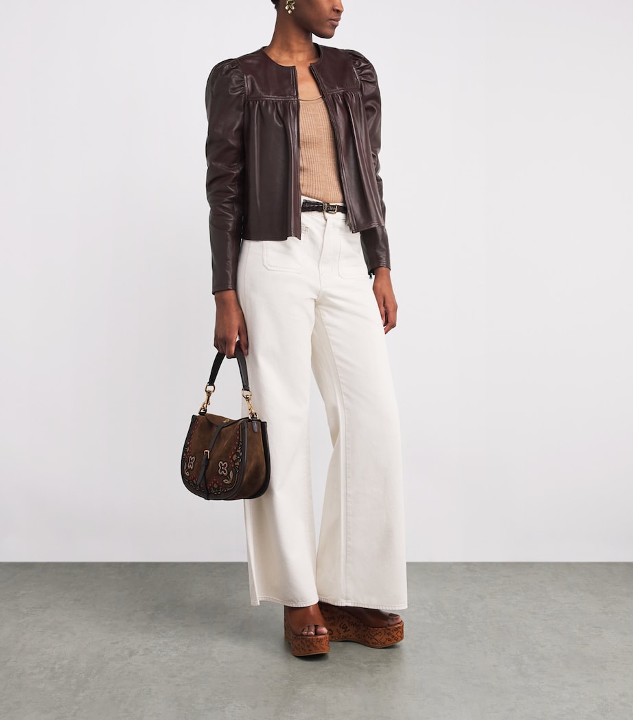 Leather Anouk Jacket MAHOGANY Image 2