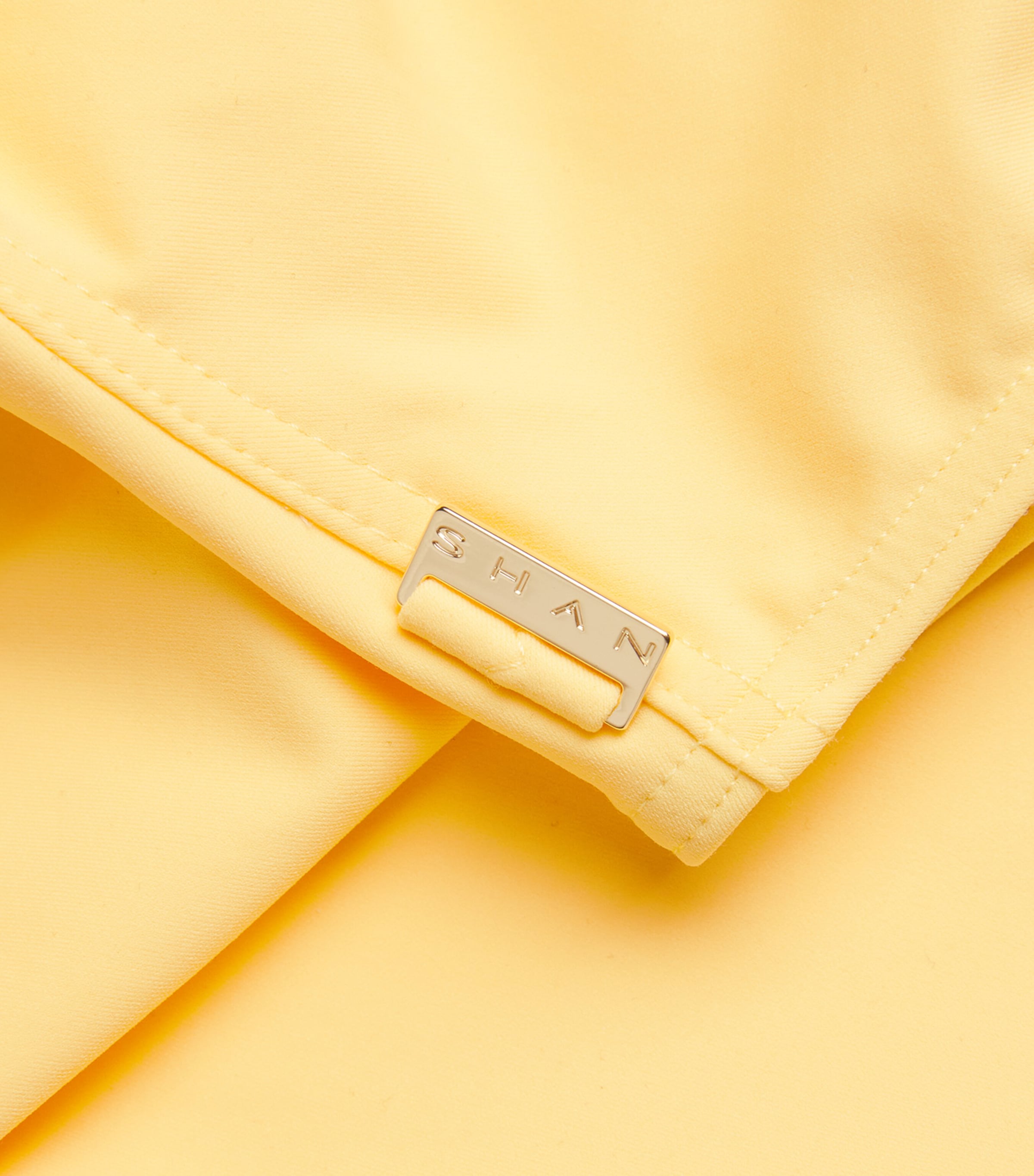 Plunge Swimsuit 100 JAUNE/YELLOW Image 4