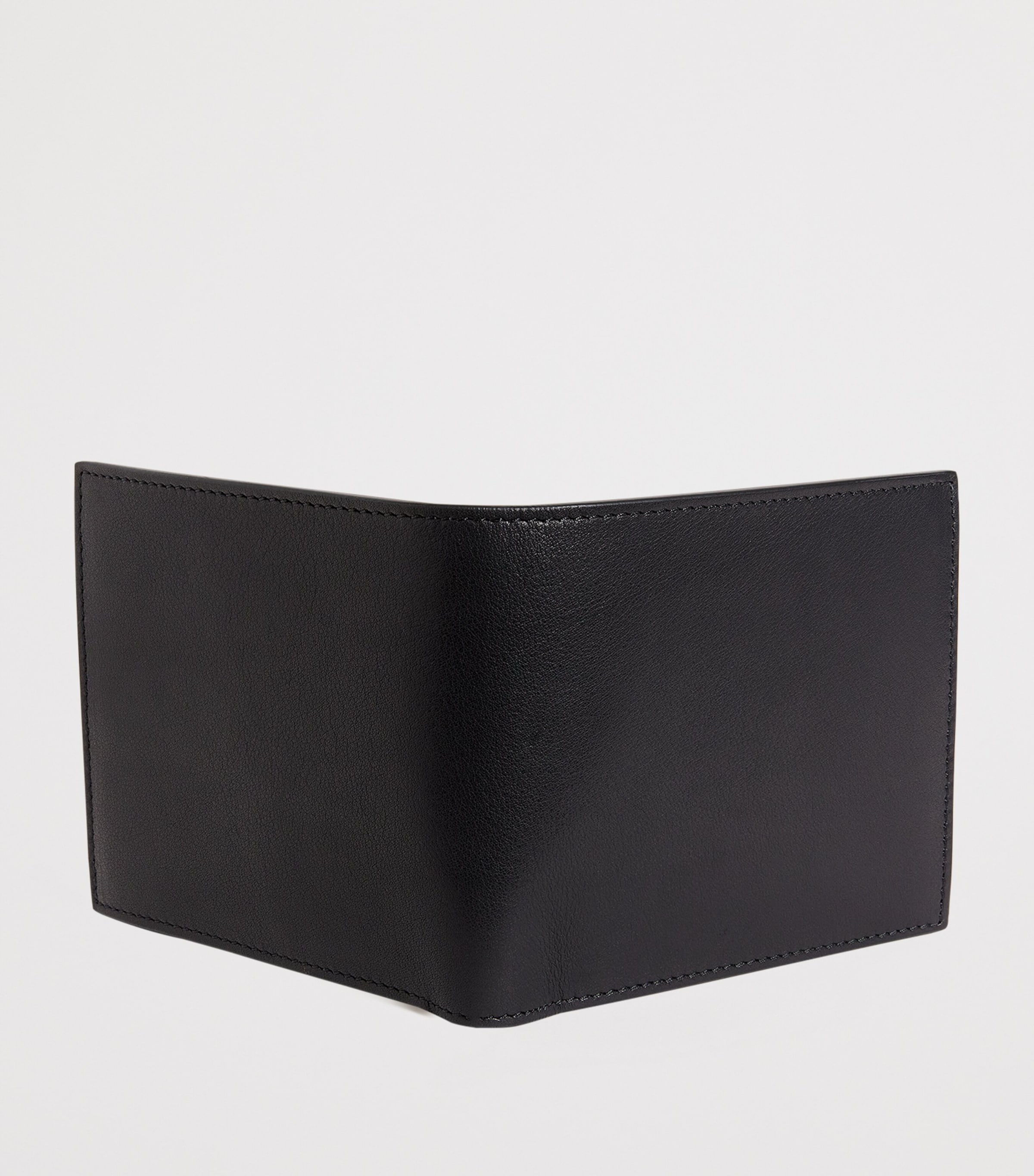 Thom Browne Leather Bifold Wallet Black Image 3