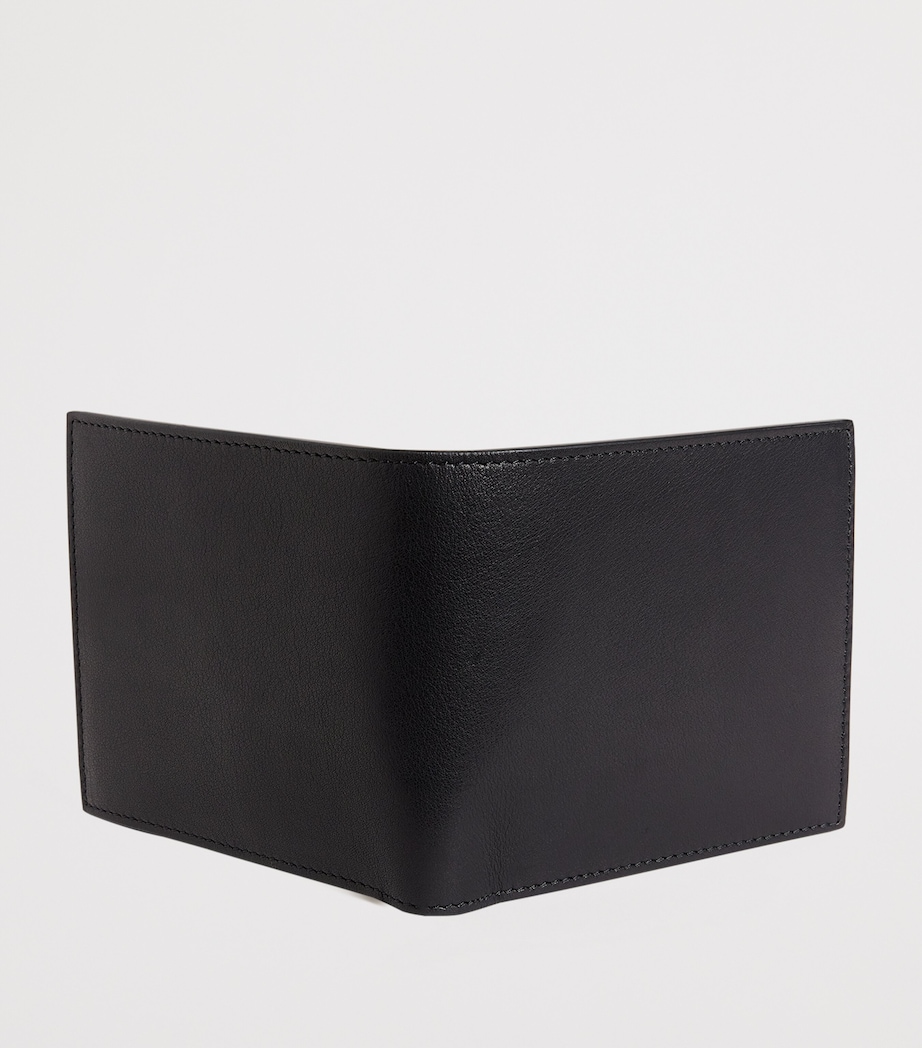 Thom Browne Leather Bifold Wallet Black Image 3