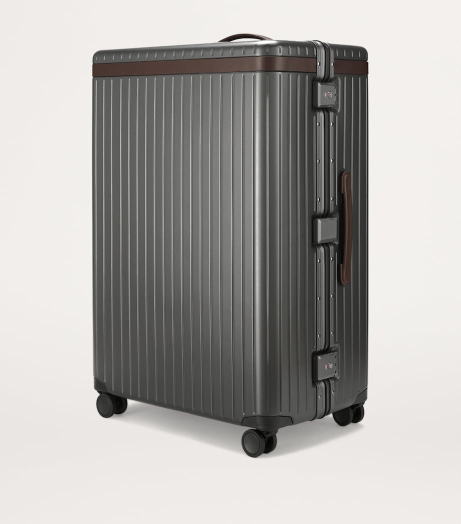 The Large Check-In Suitcase (78.5cm) GREY/ CHOCOLATE Image 2