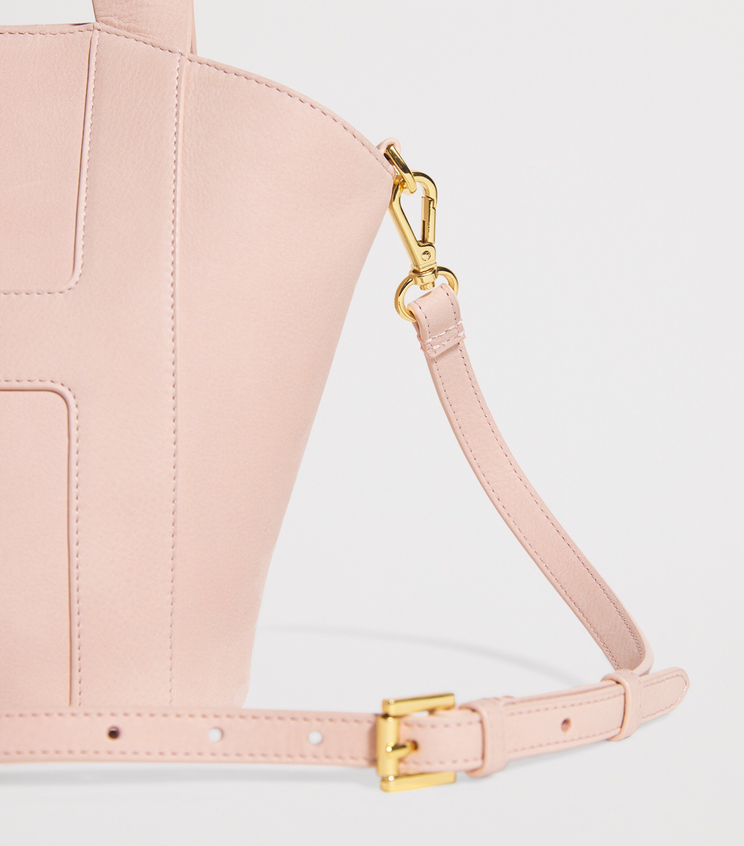 Harrods Grab Suede Tote Bag Pink Image 6