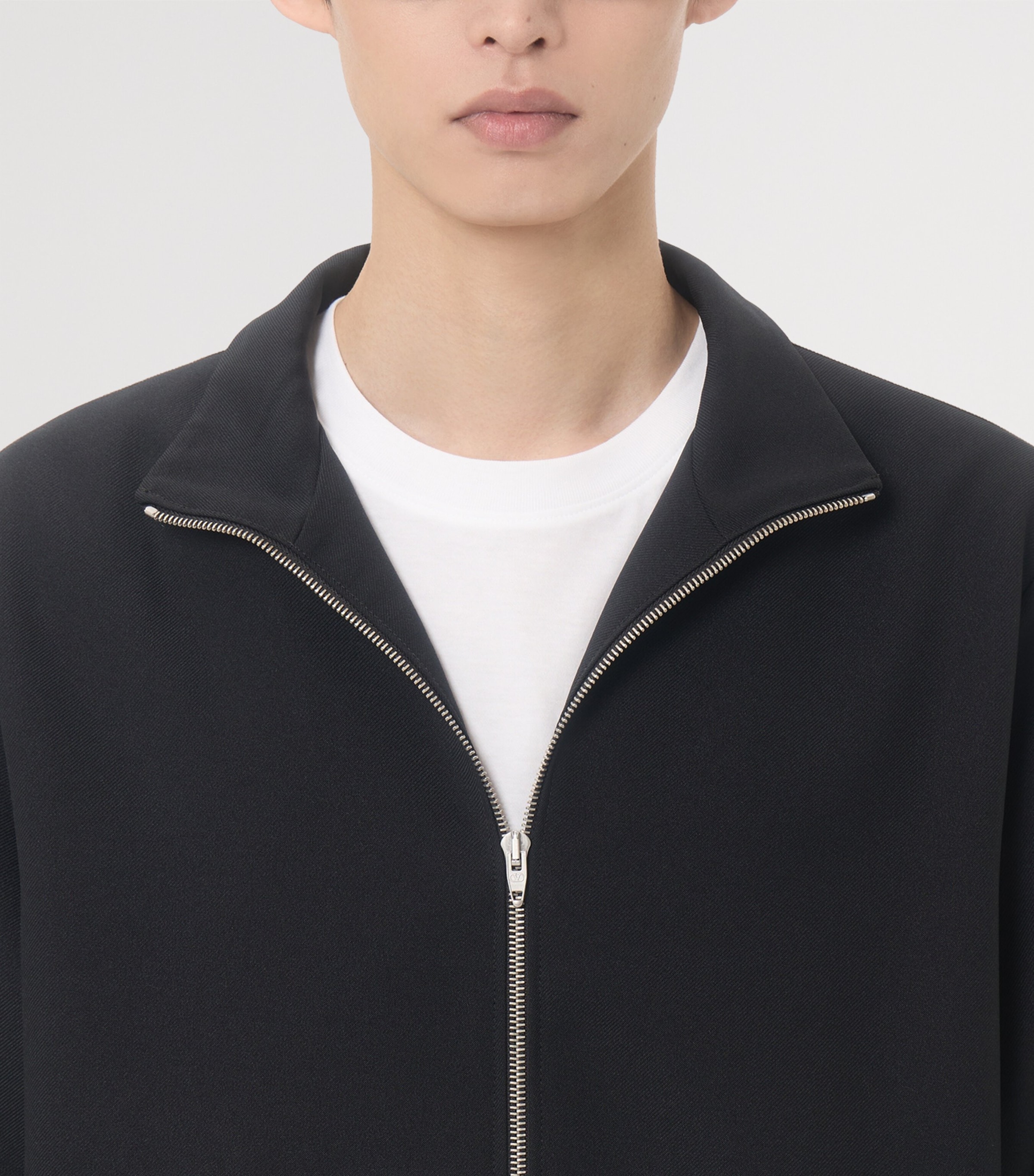 Valentino Garavani Mens Jersey VGold Track Jacket Image 6