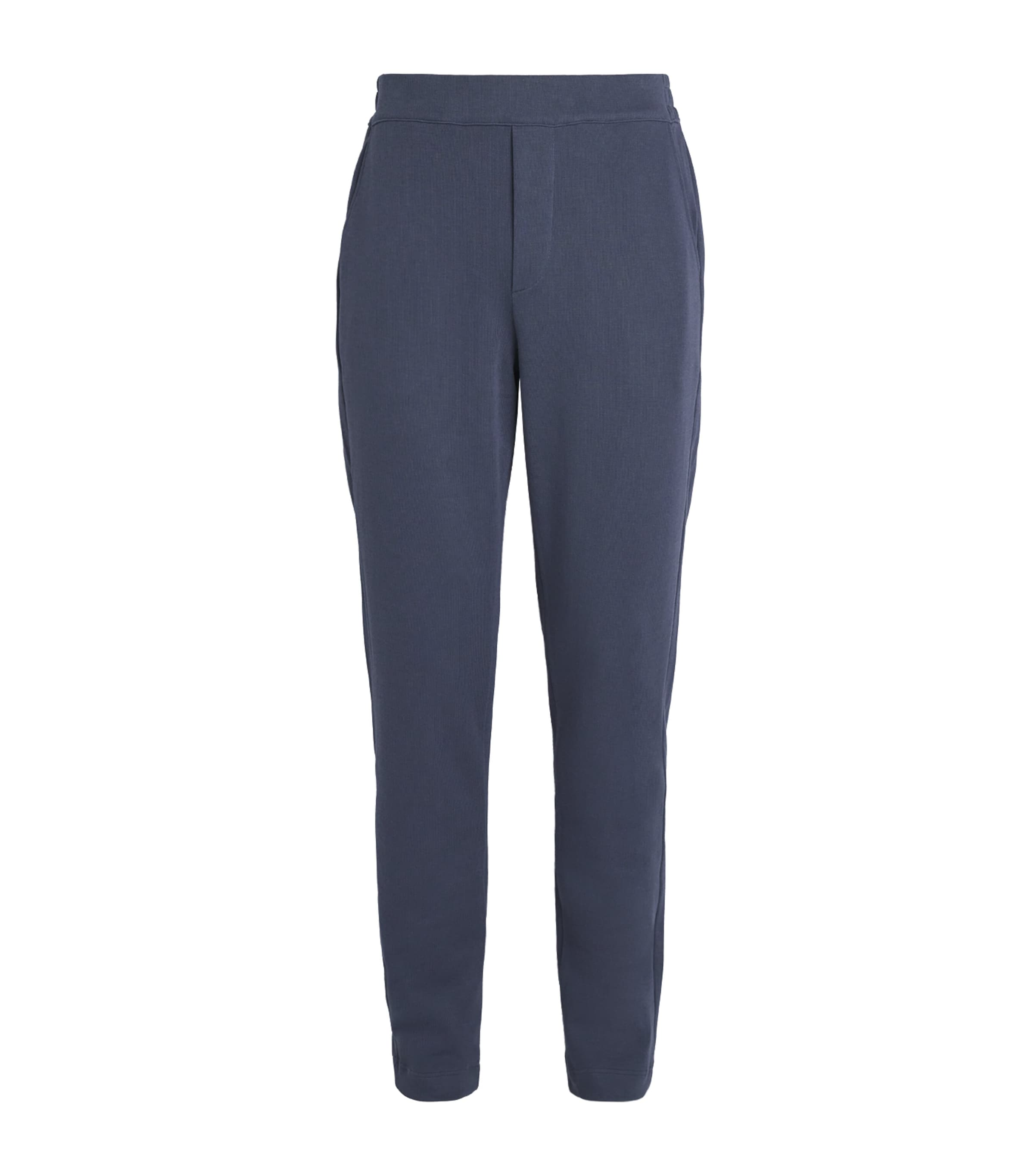 Hanro Stretch-cotton Travelwear Sweatpants In Blue