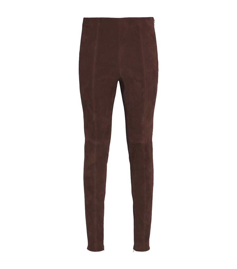 Suede Leggings CHOCOLATE Image 1