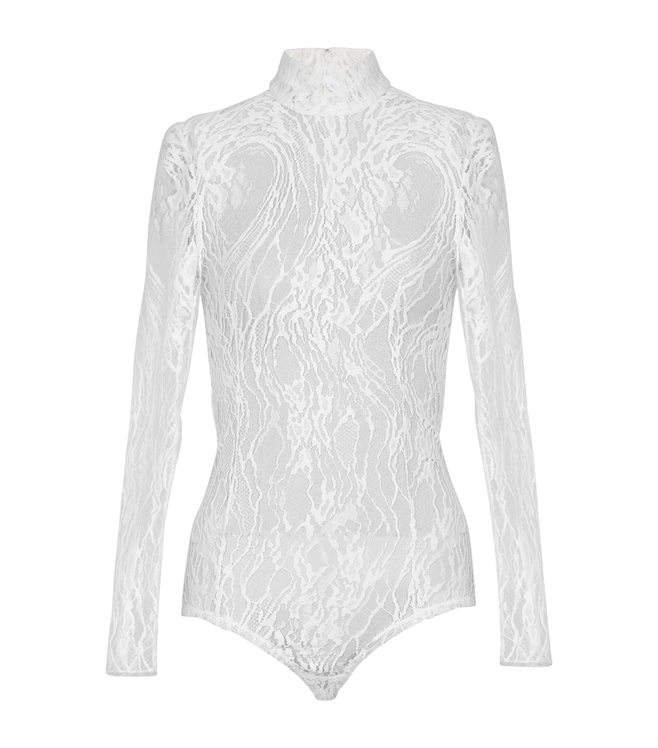 Lace Long-Sleeve Top 0FA BLANC Image 1