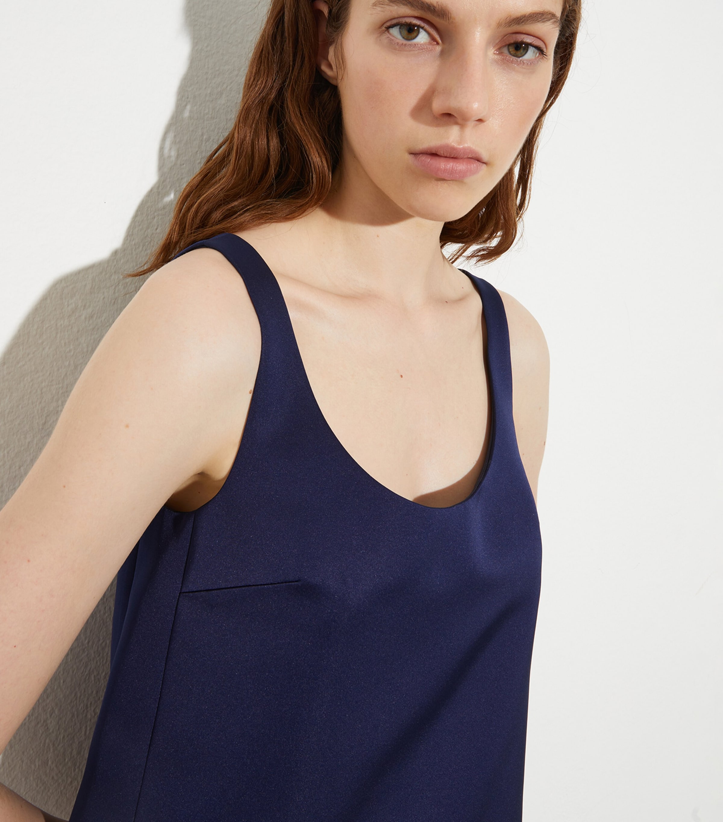 Scoop-Neck Mini Dress NAVY Image 5