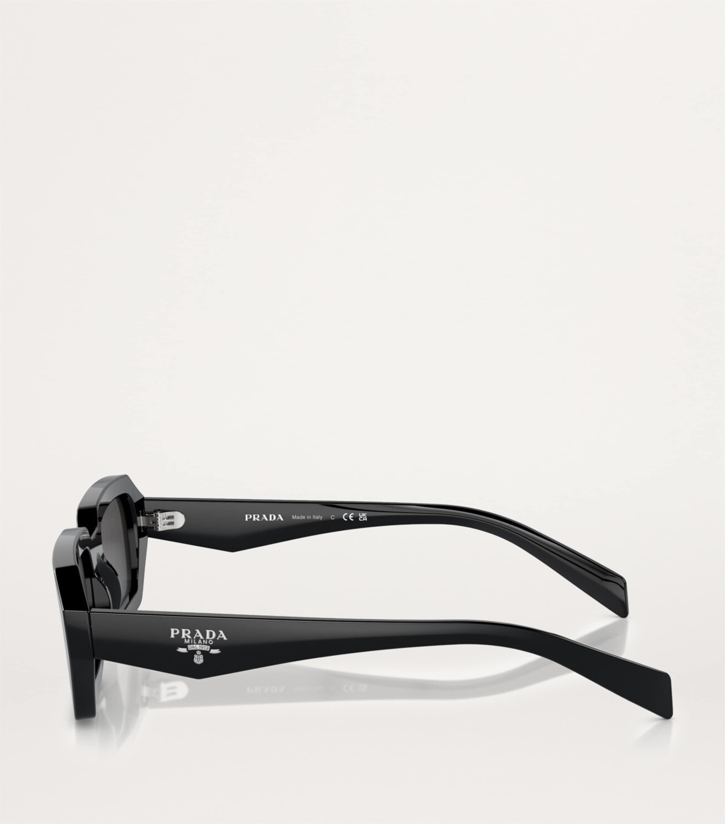 Acetate Rectangular Sunglasses 16K08Z Image 3