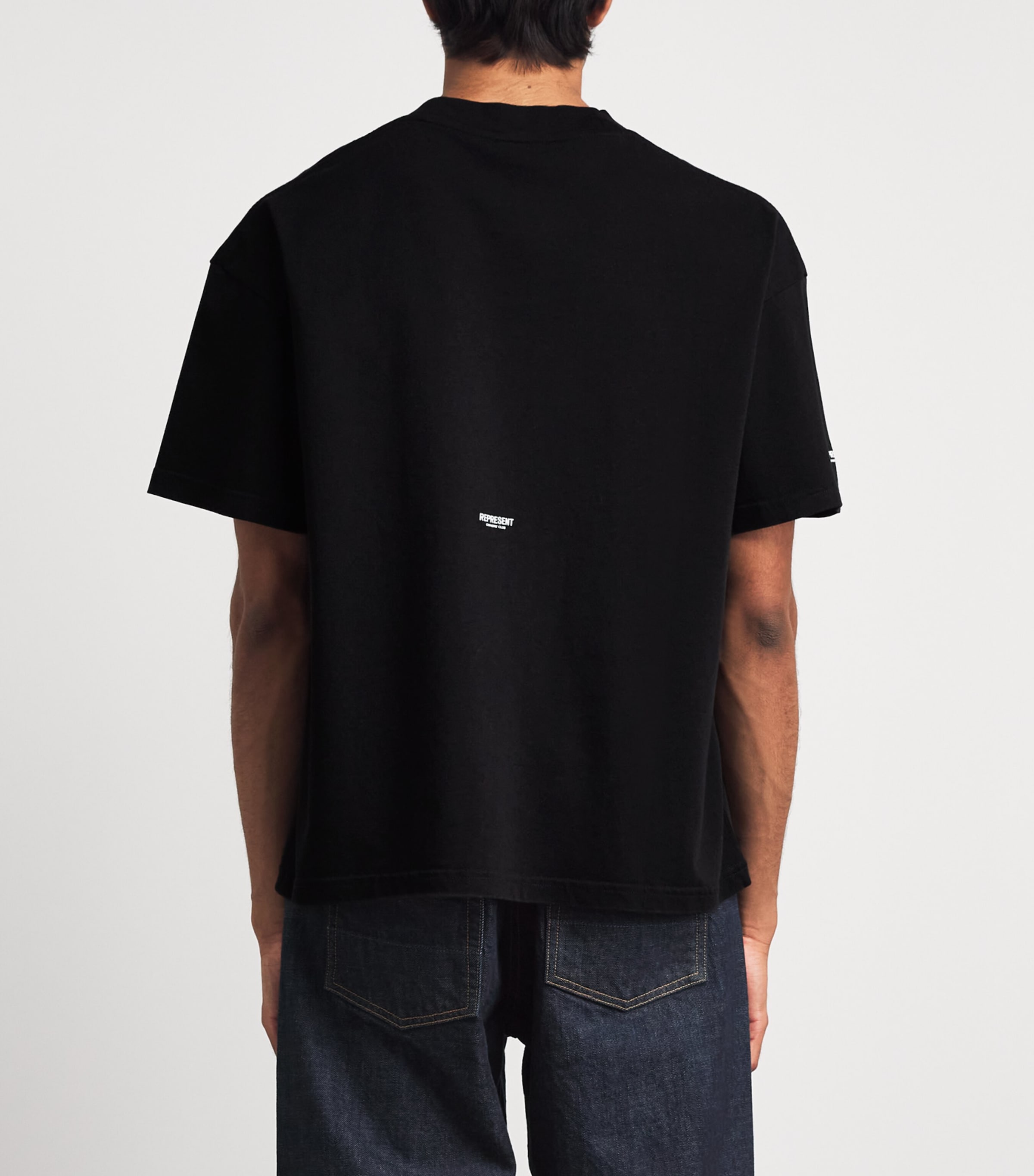 Represent Cotton Micro Owners Club T-shirt In Black