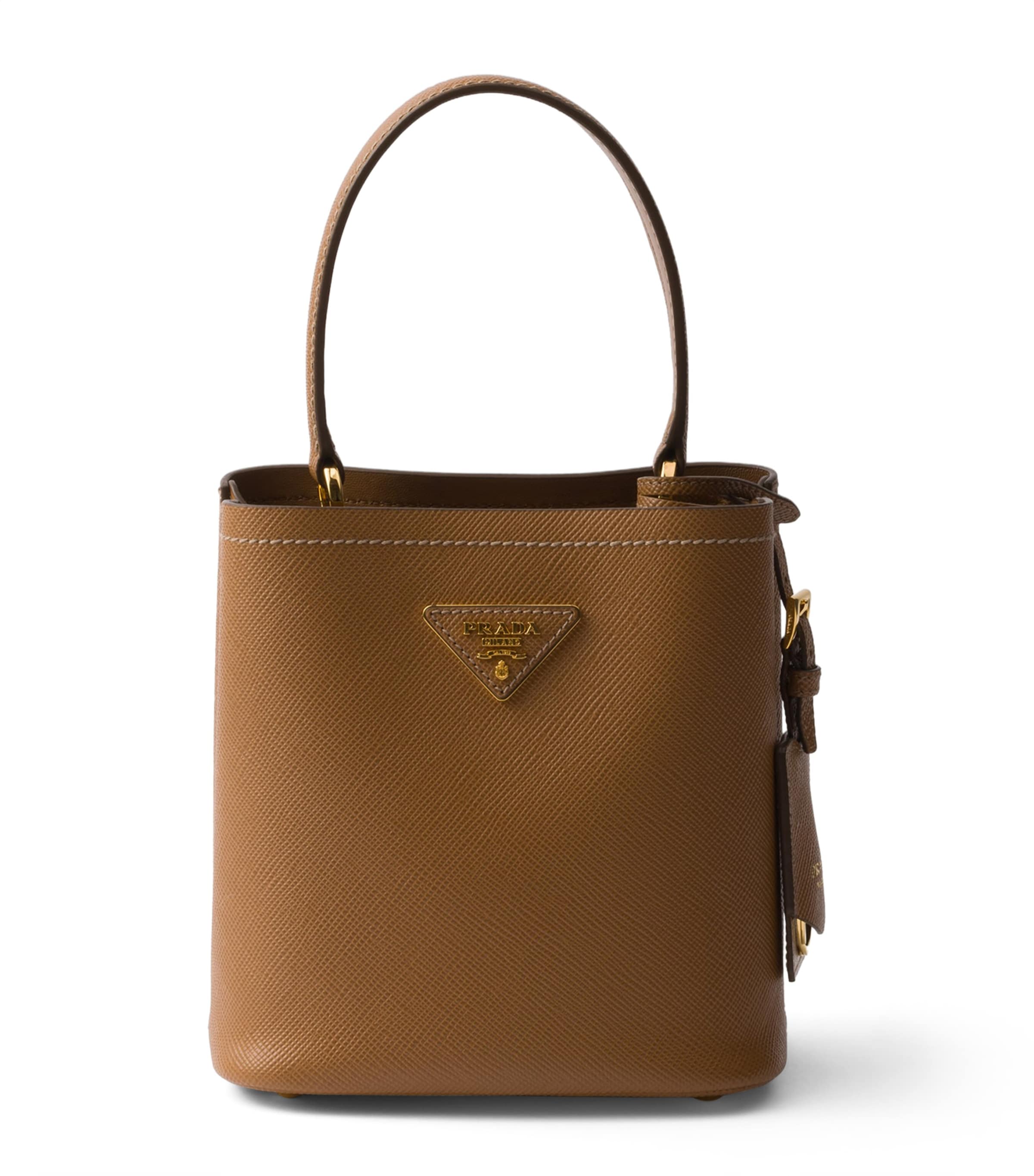 Saffiano Leather Panier Top-Handle Bag F03BH Image 1