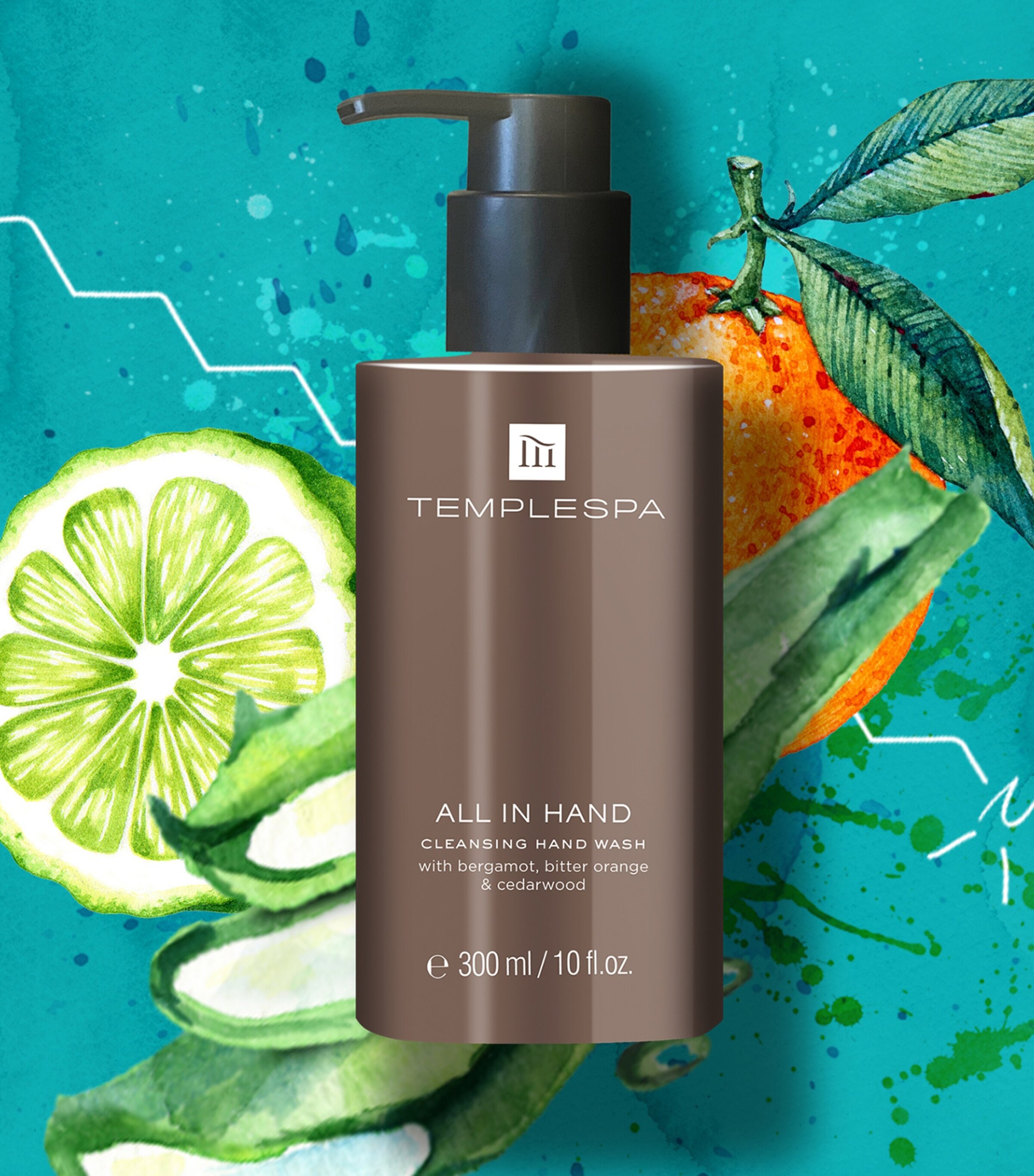 TEMPLESPA All In Hand Hand Wash (300ml) Image 3