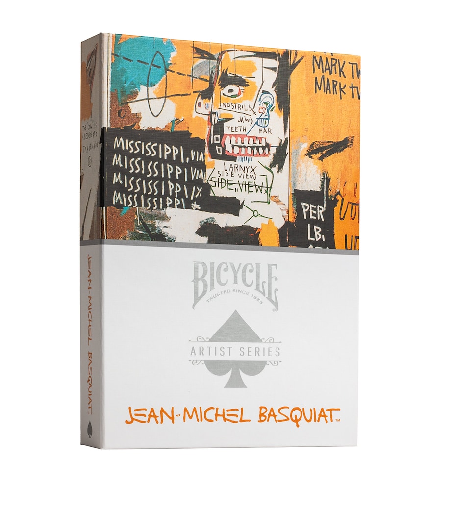 Artist Series Jean-Michel Basquiat Playing Cards WHITE Image 1