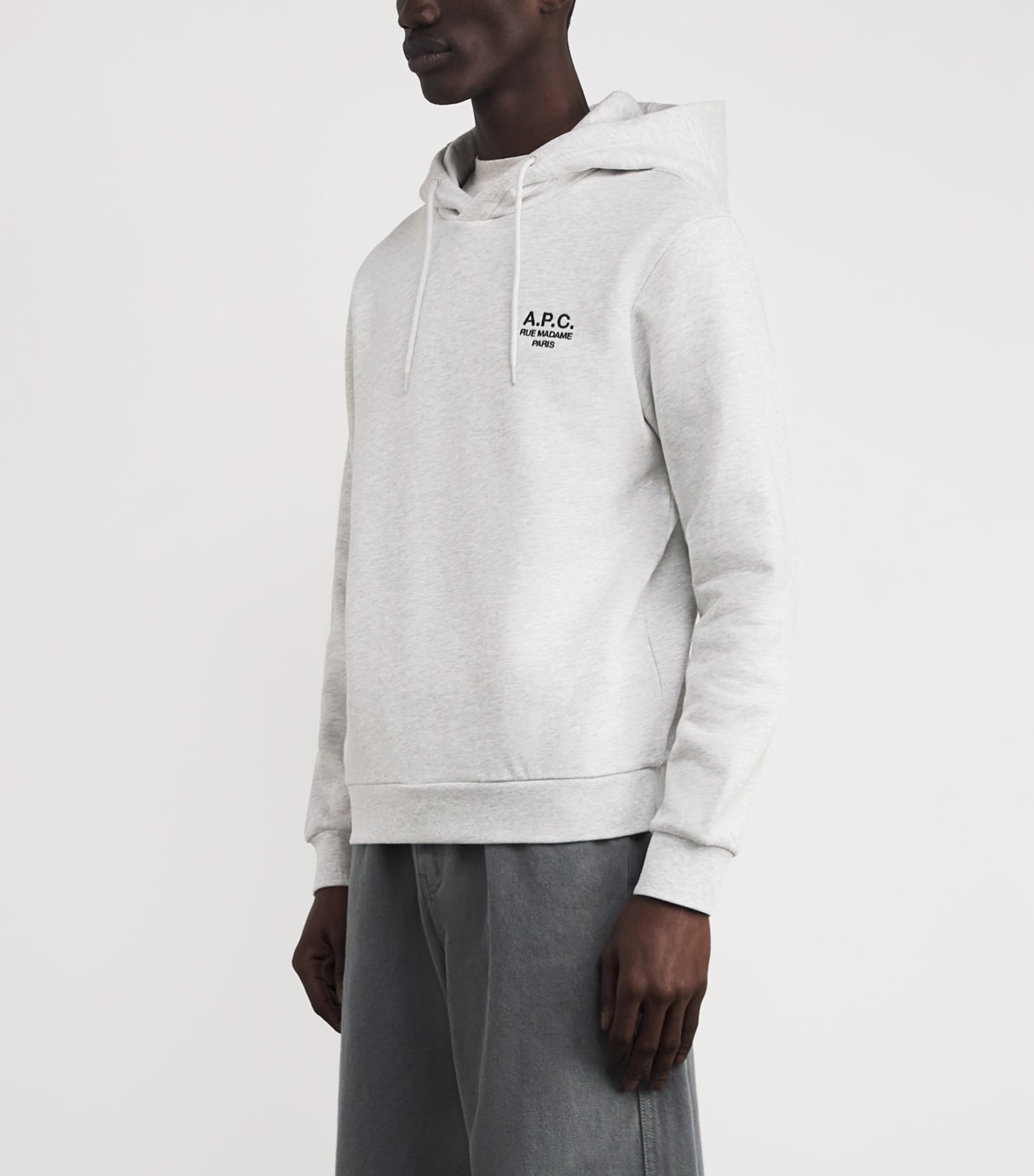 Cotton Rue Madame Logo Hoodie TPN - GRIS C NOIR Image 3