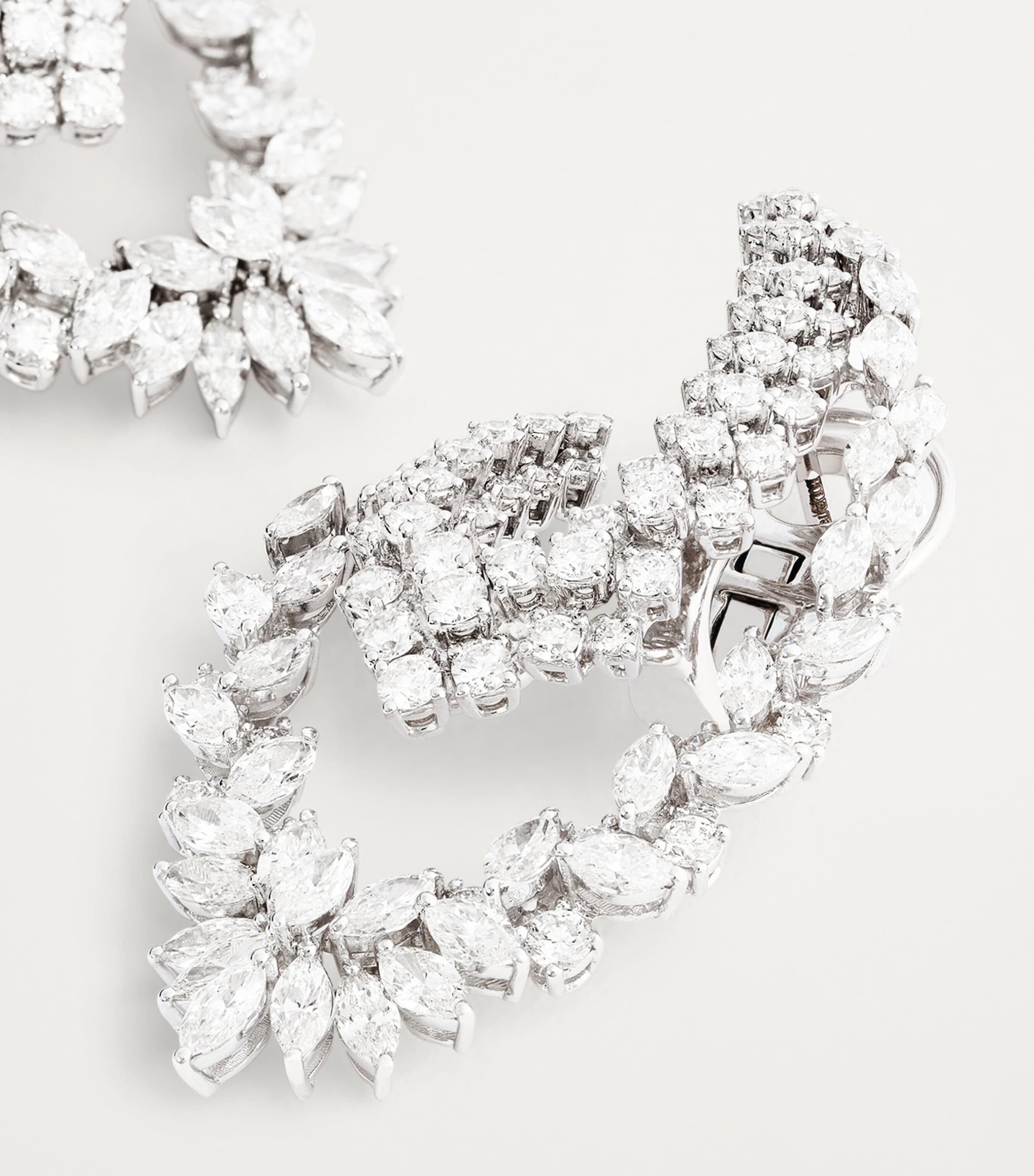Yeprem White Gold and Diamond Whisper Earrings White Gold Image 6