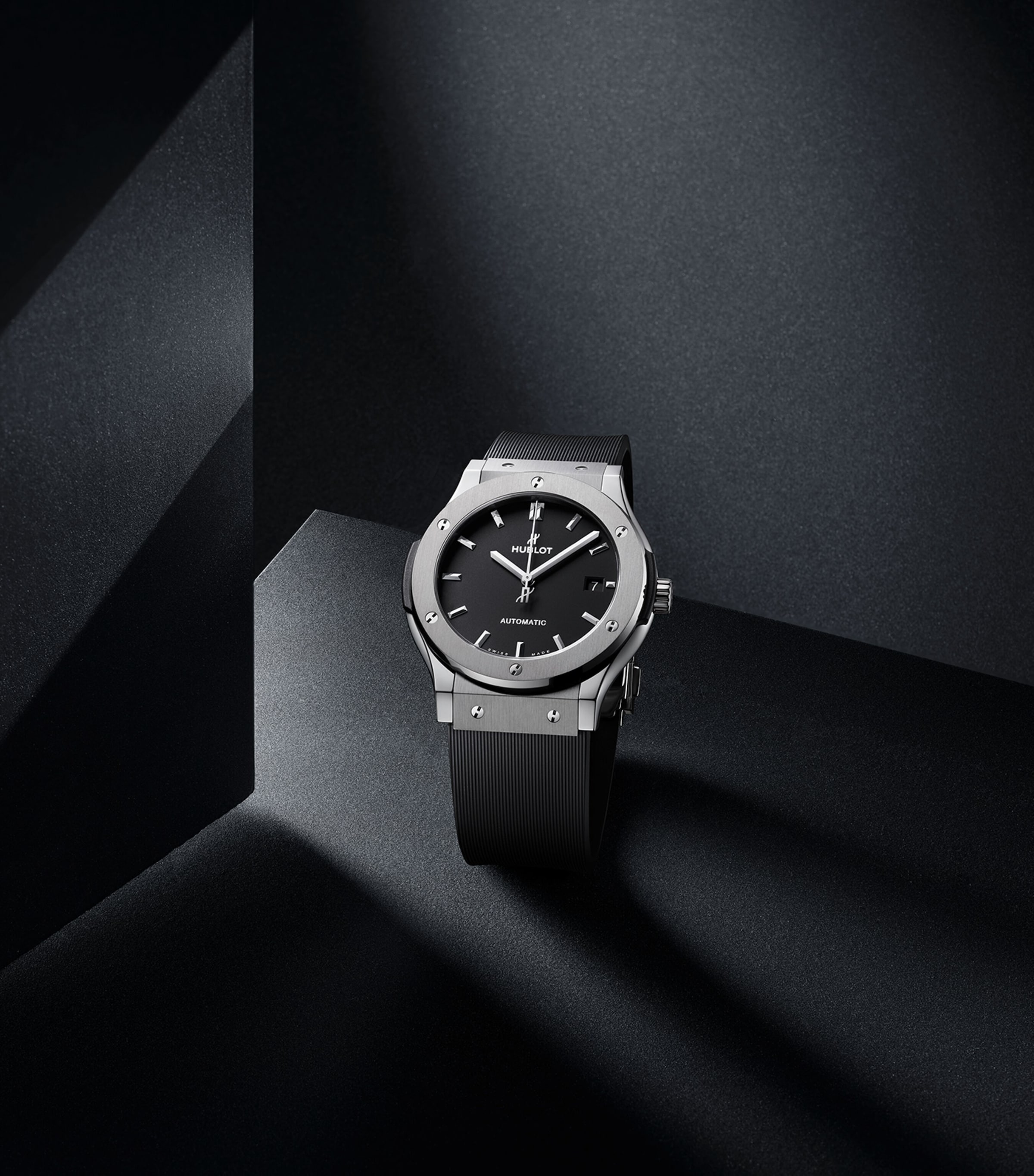 Titanium Classic Fusion Watch 45mm BLACK Image 3