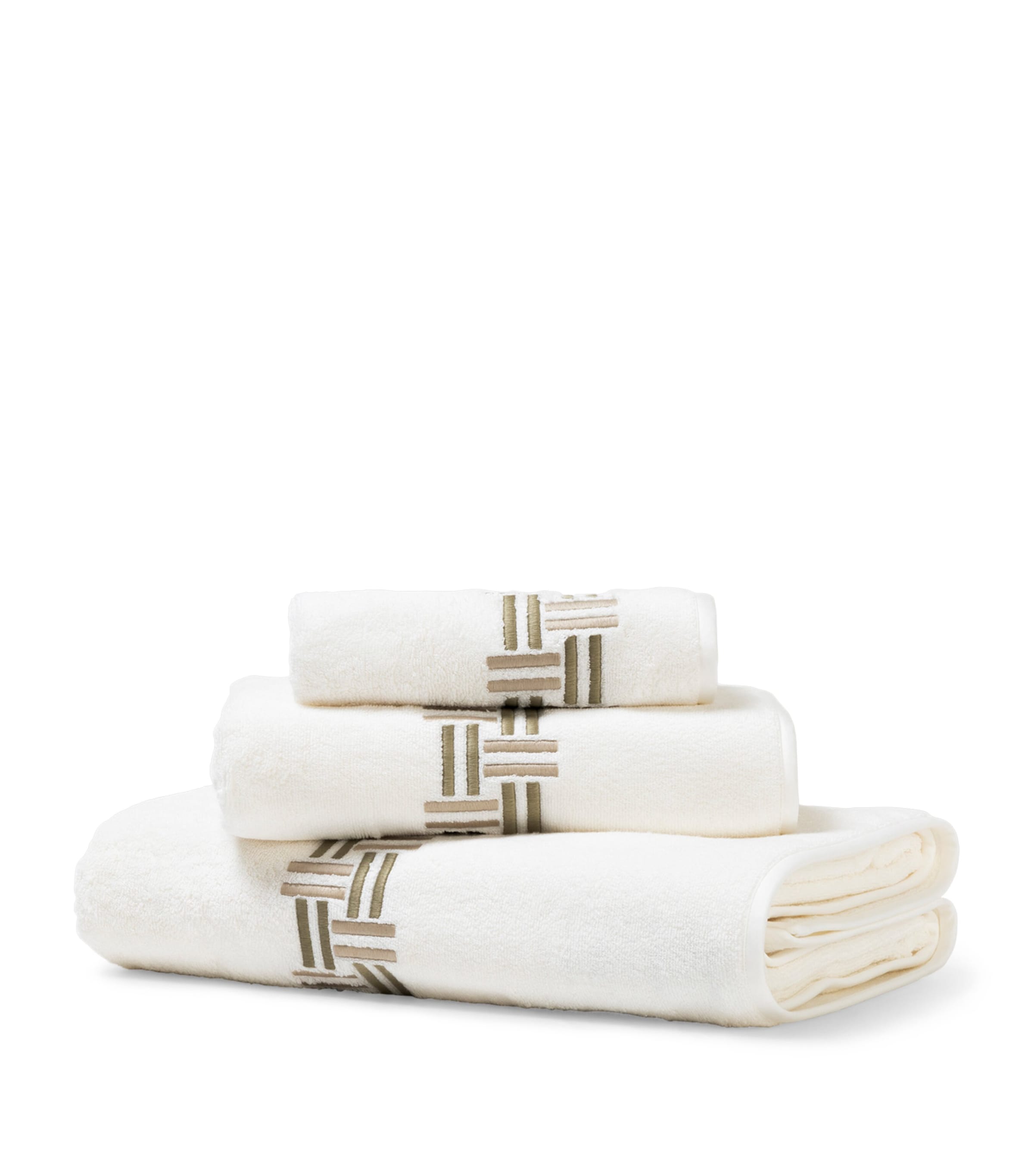 Frette Basket Weave Bath Towel In Neutral