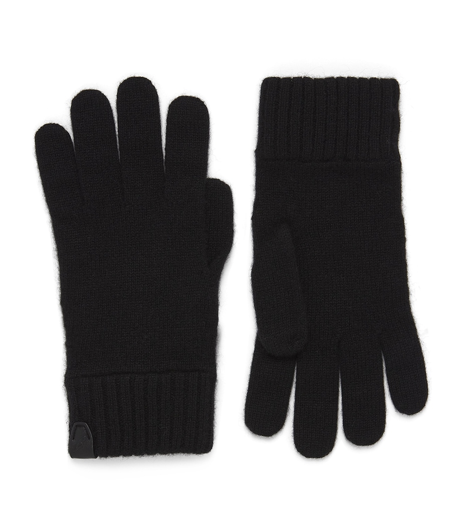 Cashmere Leather-Detail Gloves 1000 Image 1
