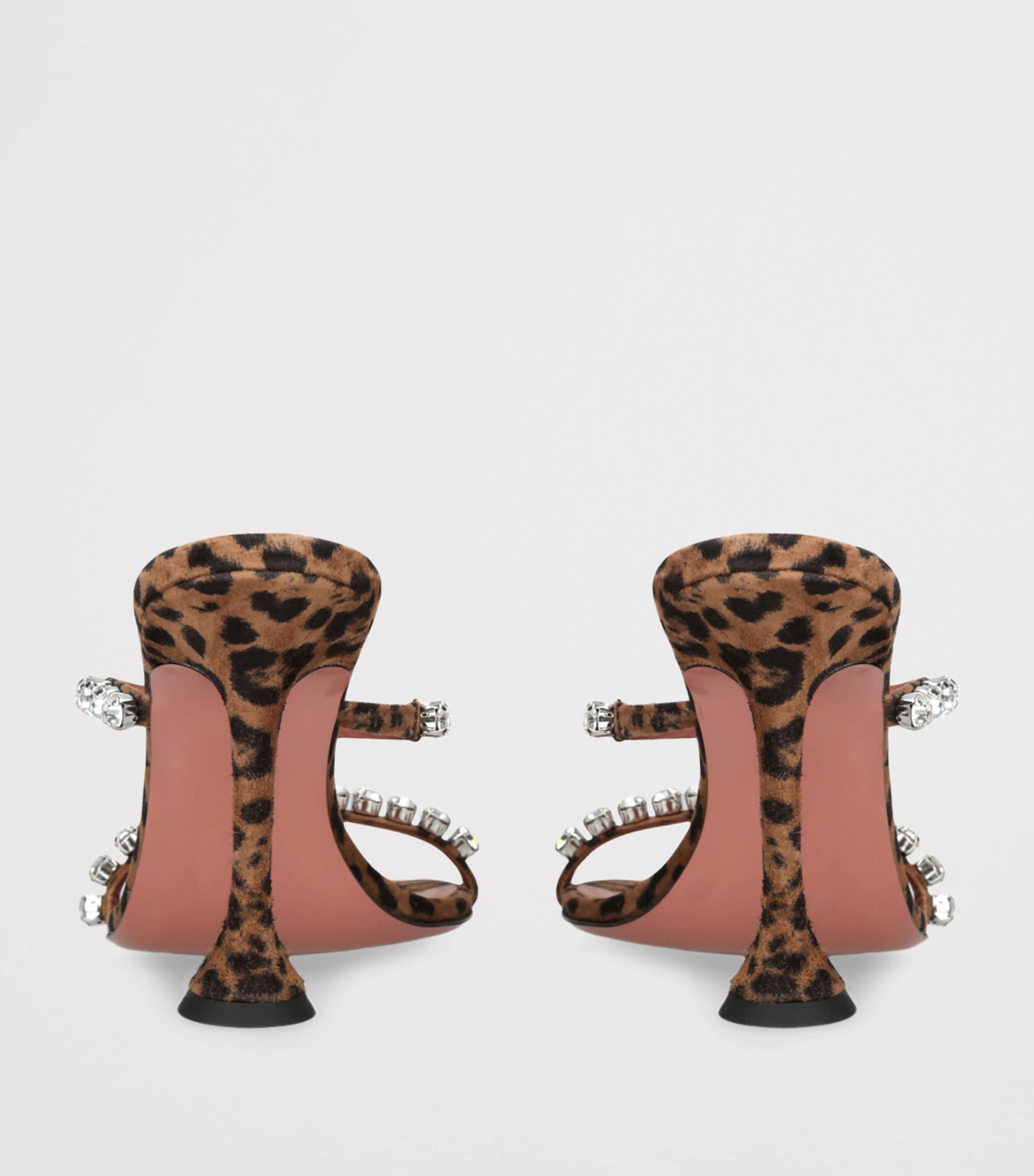 Suede Embellished Gigi Mules 95 BROWN/OTH Image 2