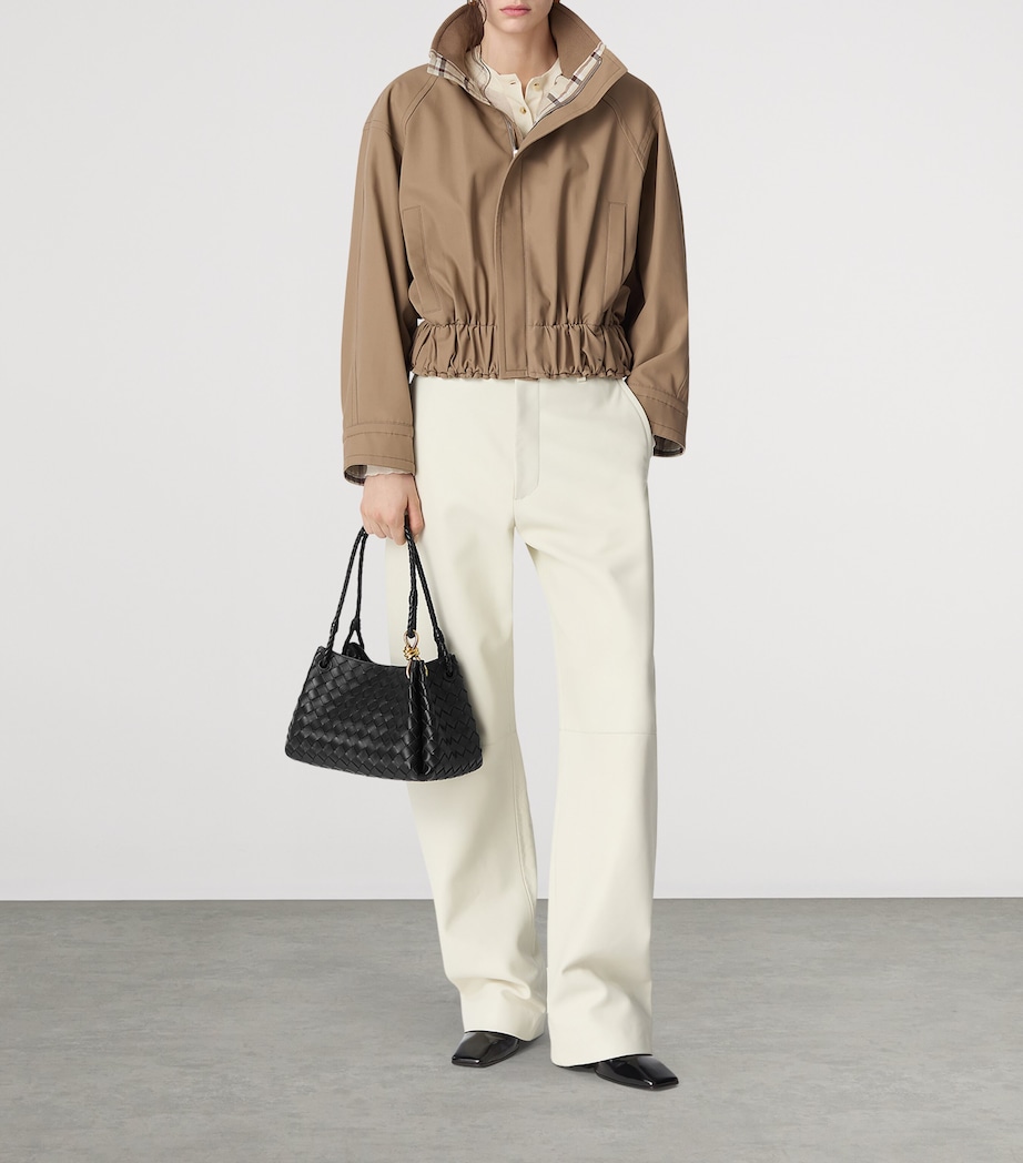 Leather Parachute Shoulder Bag 1019 Image 5