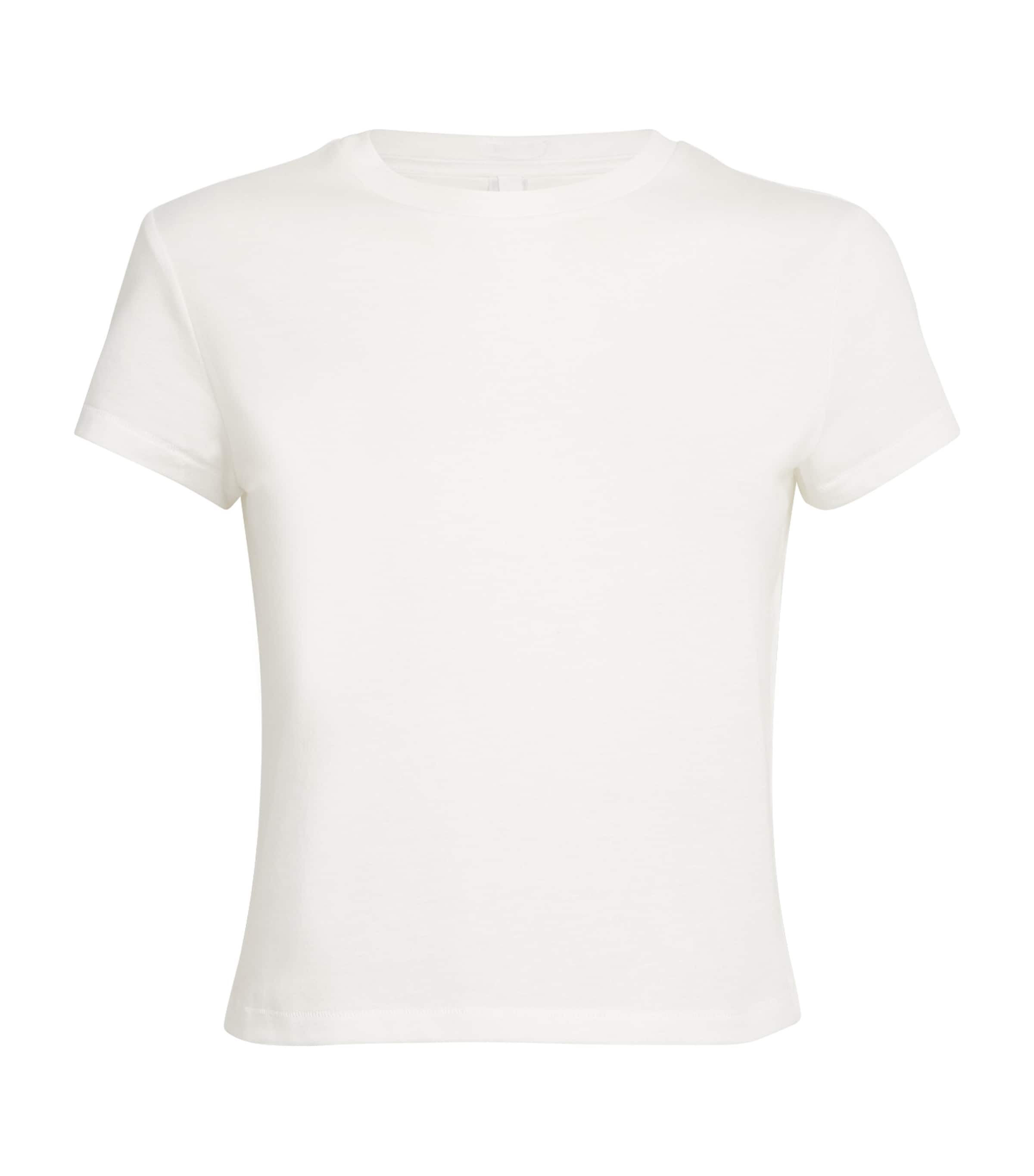 Skims Stretch-cotton Jersey T-shirt In Ivory