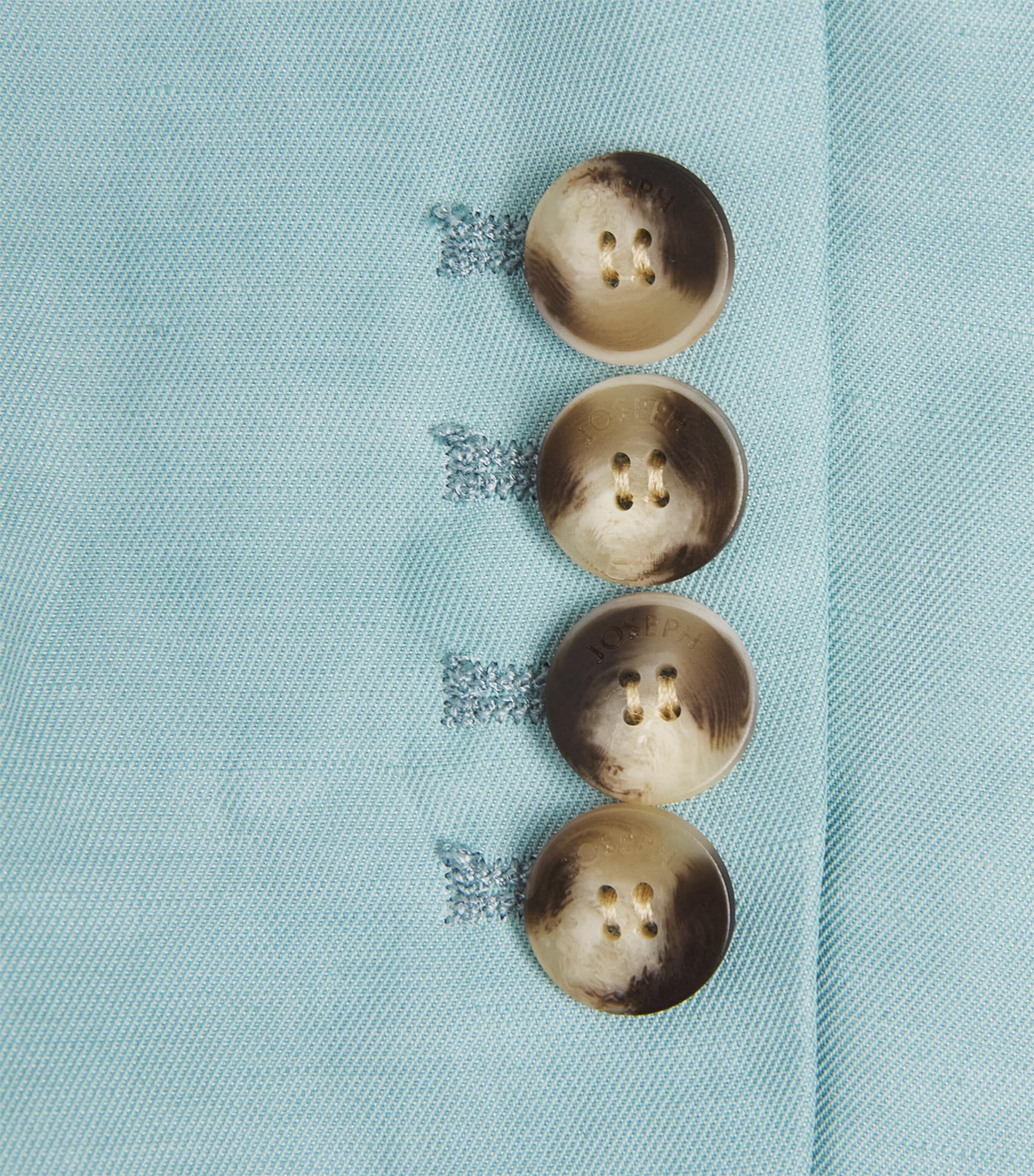 Joseph Womens Single-Button Rochd Blazer Chambray Image 6