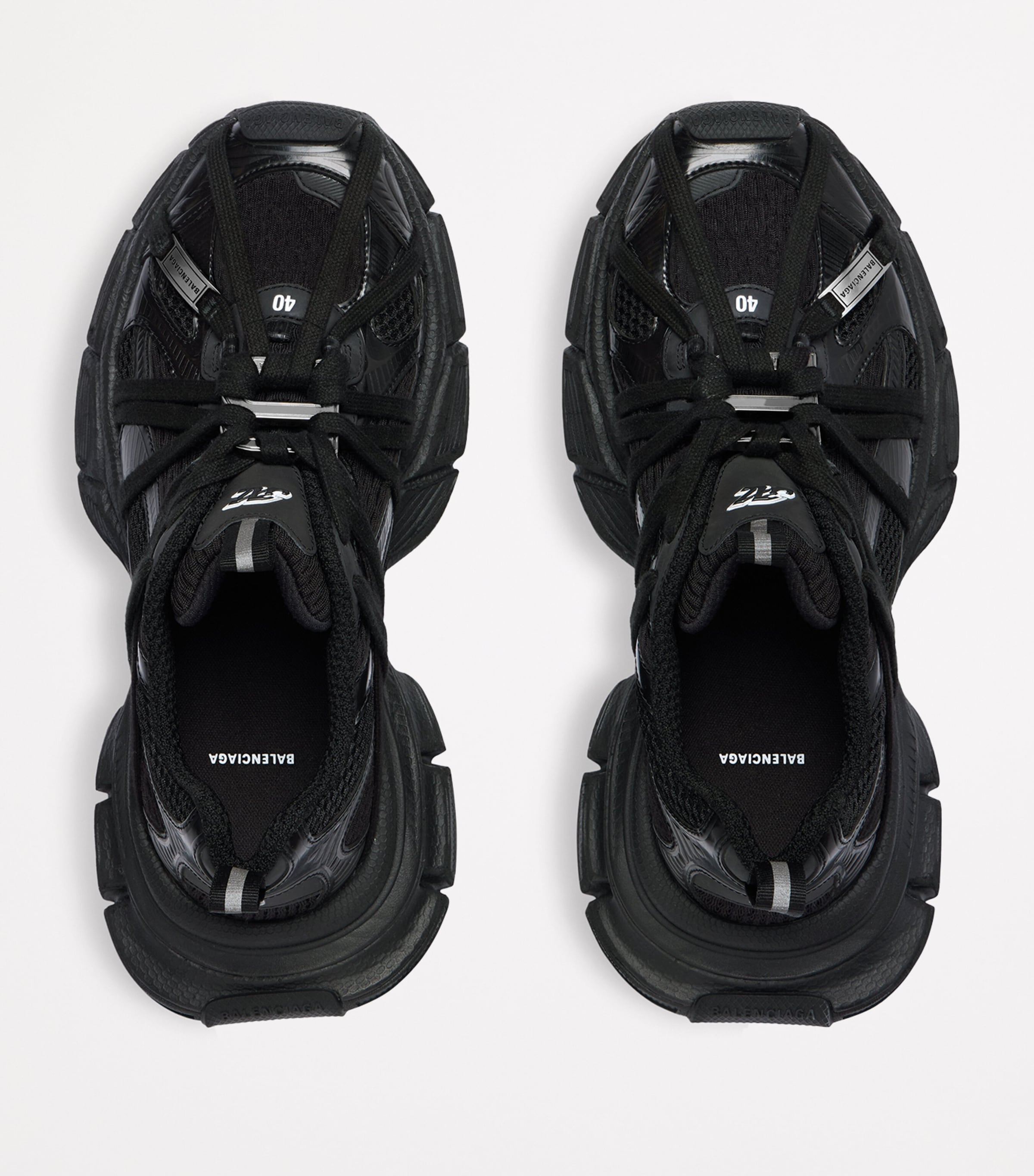 Balenciaga Black 3XL Extreme Lace Sneakers | Harrods US