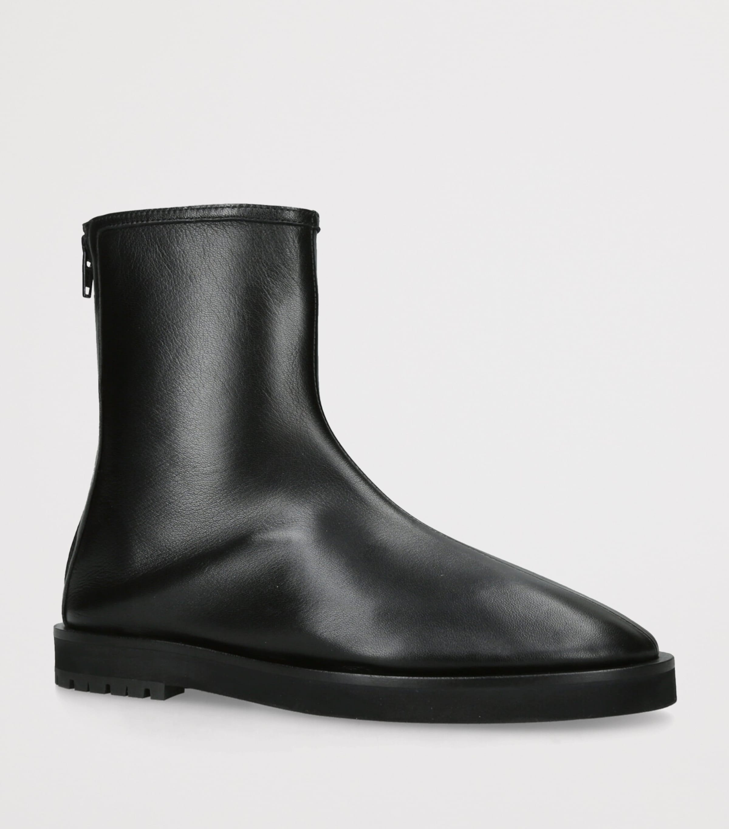 Dear Frances Leather Joss Ankle Boots Black Image 3