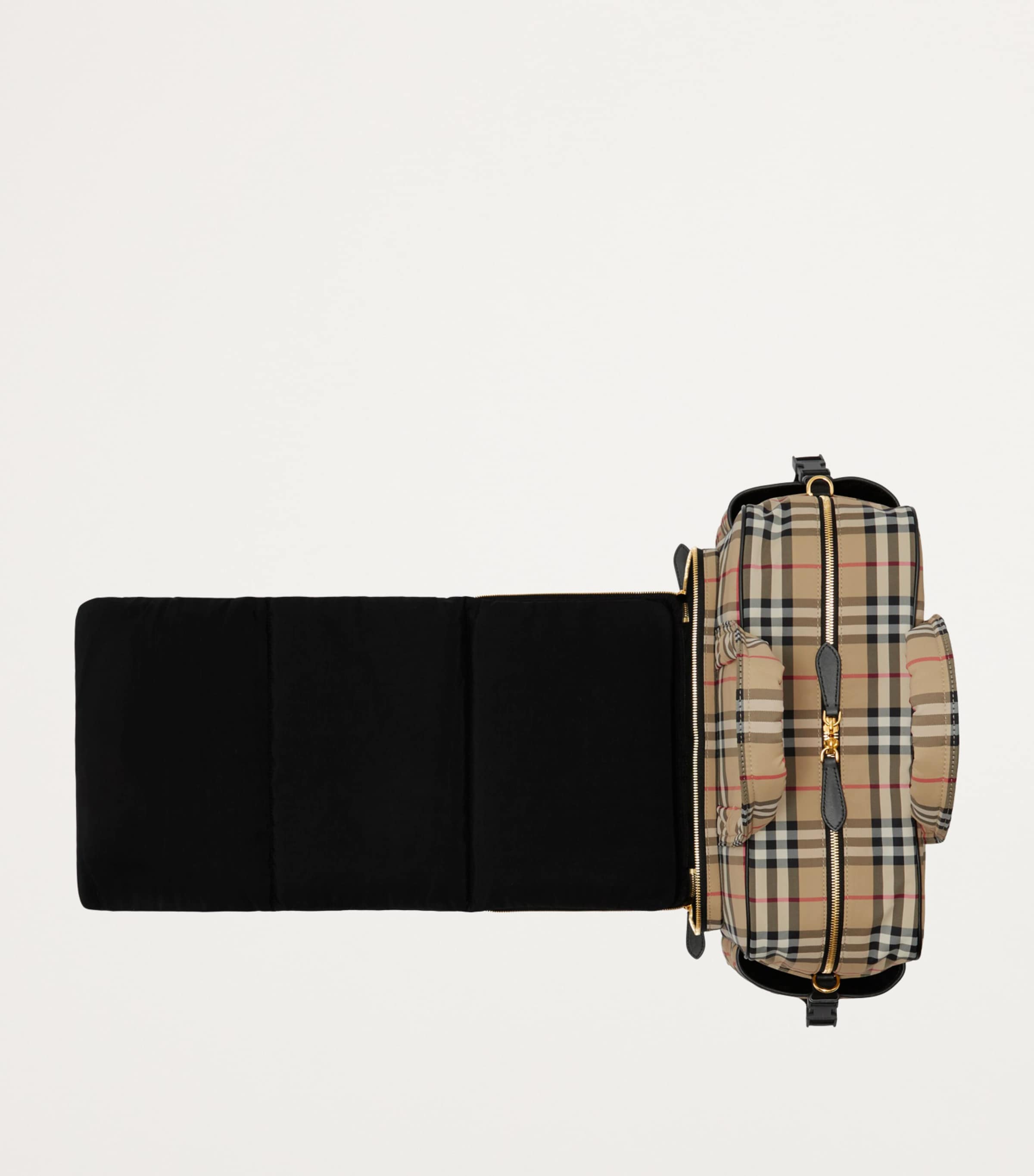Burberry Kids Beige Check Baby Changing Bag | Harrods UK