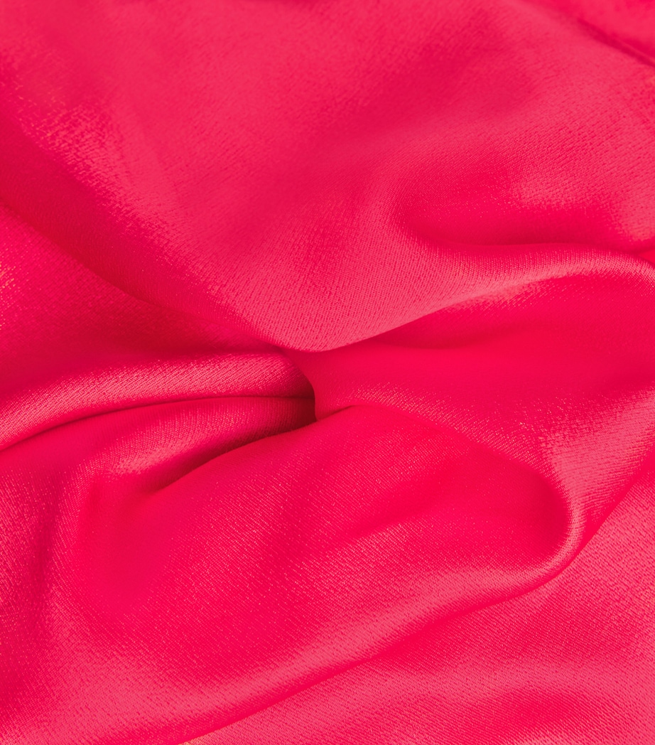 One-Shoulder Doutzen Maxi Dress RED Image 5