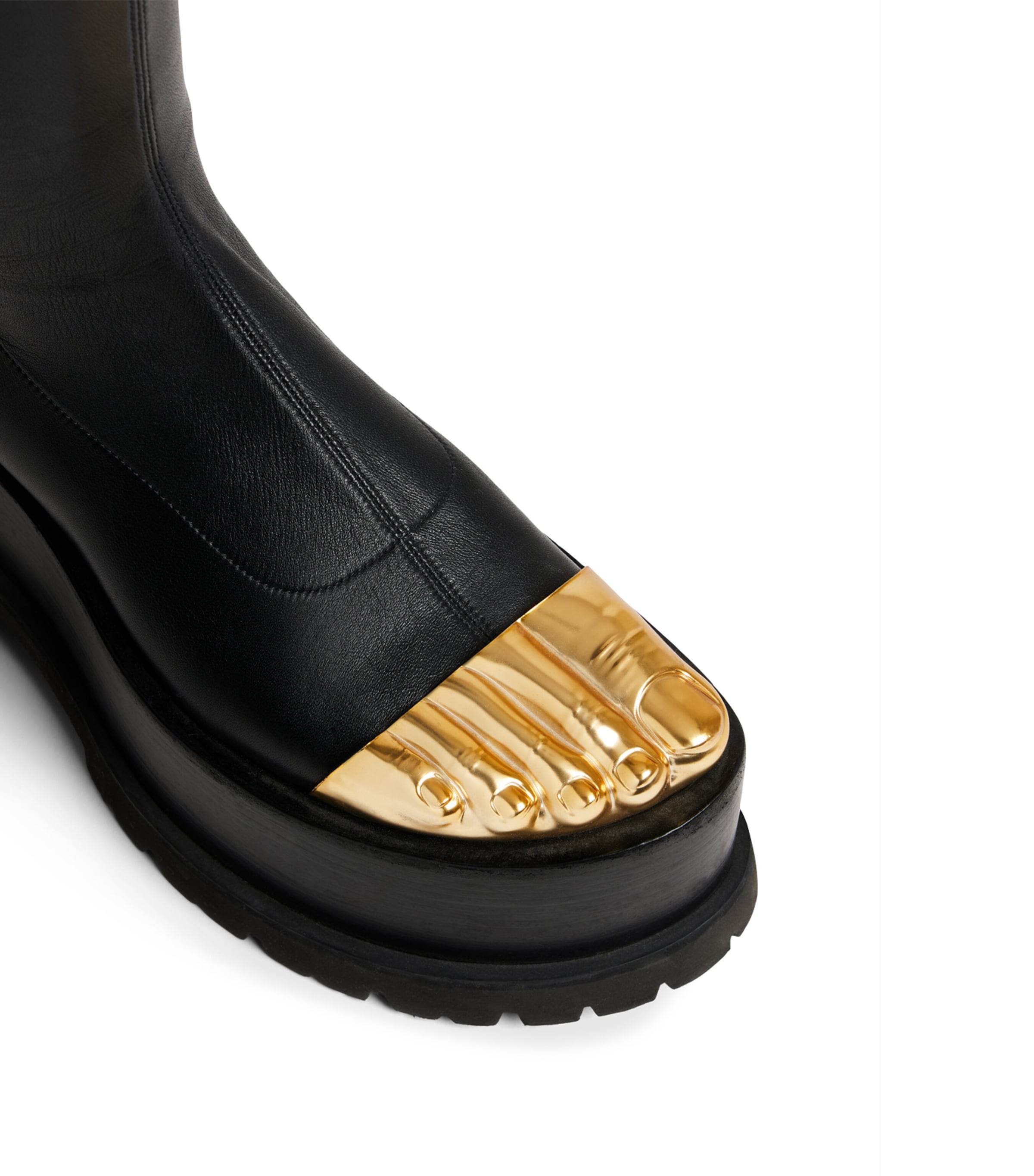 Schiaparelli Trompe-l'Oeil Ankle Boots 100 Black Image 6