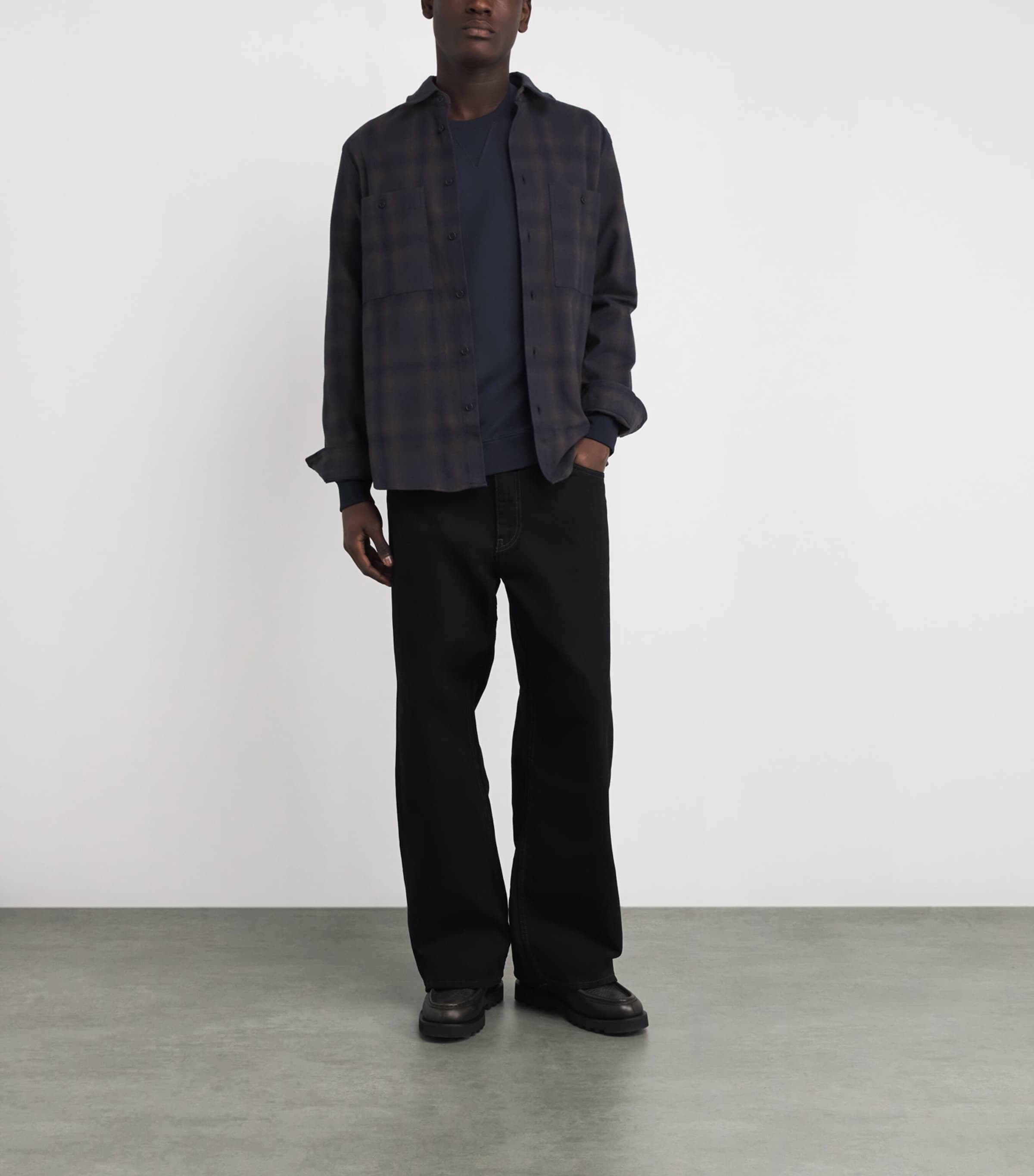 Cotton Curator Sweater DKINK-DARK INK Image 2