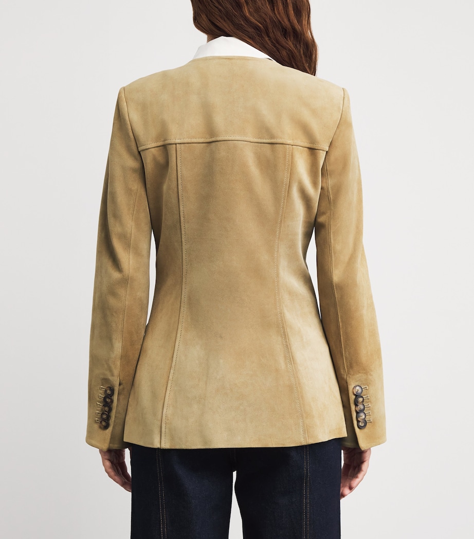 Suede Orrin Jacket DESERT KHAKI Image 4