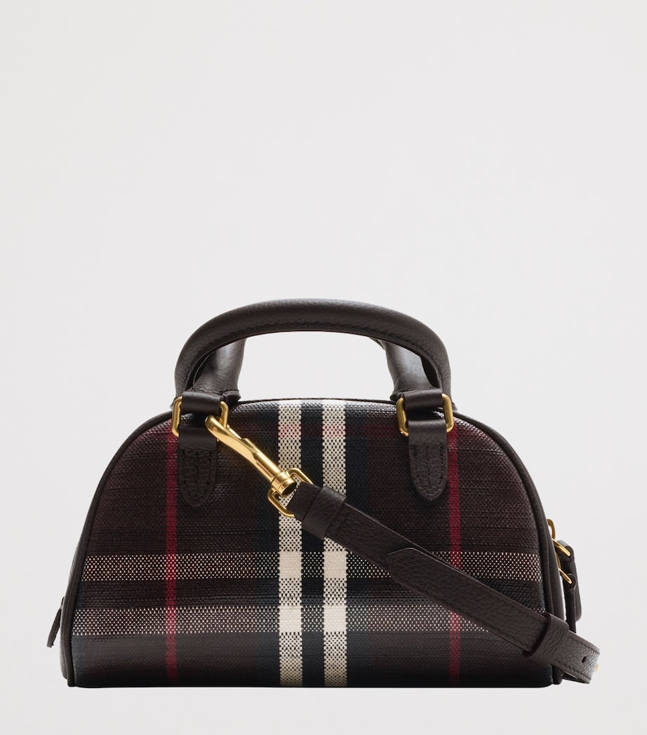 Mini Canvas Highlands Bowling Bag MAHOGANY Image 5