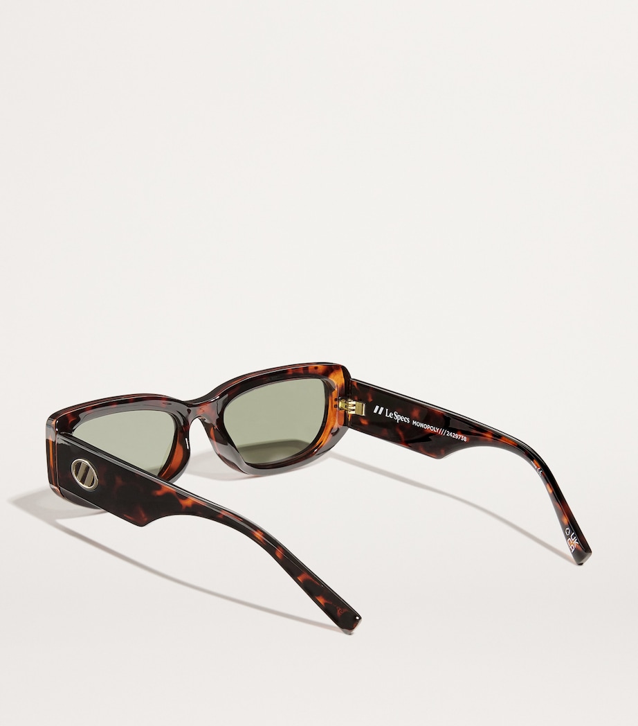 Le Specs Monopoly Sunglasses Tort Khaki Image 3