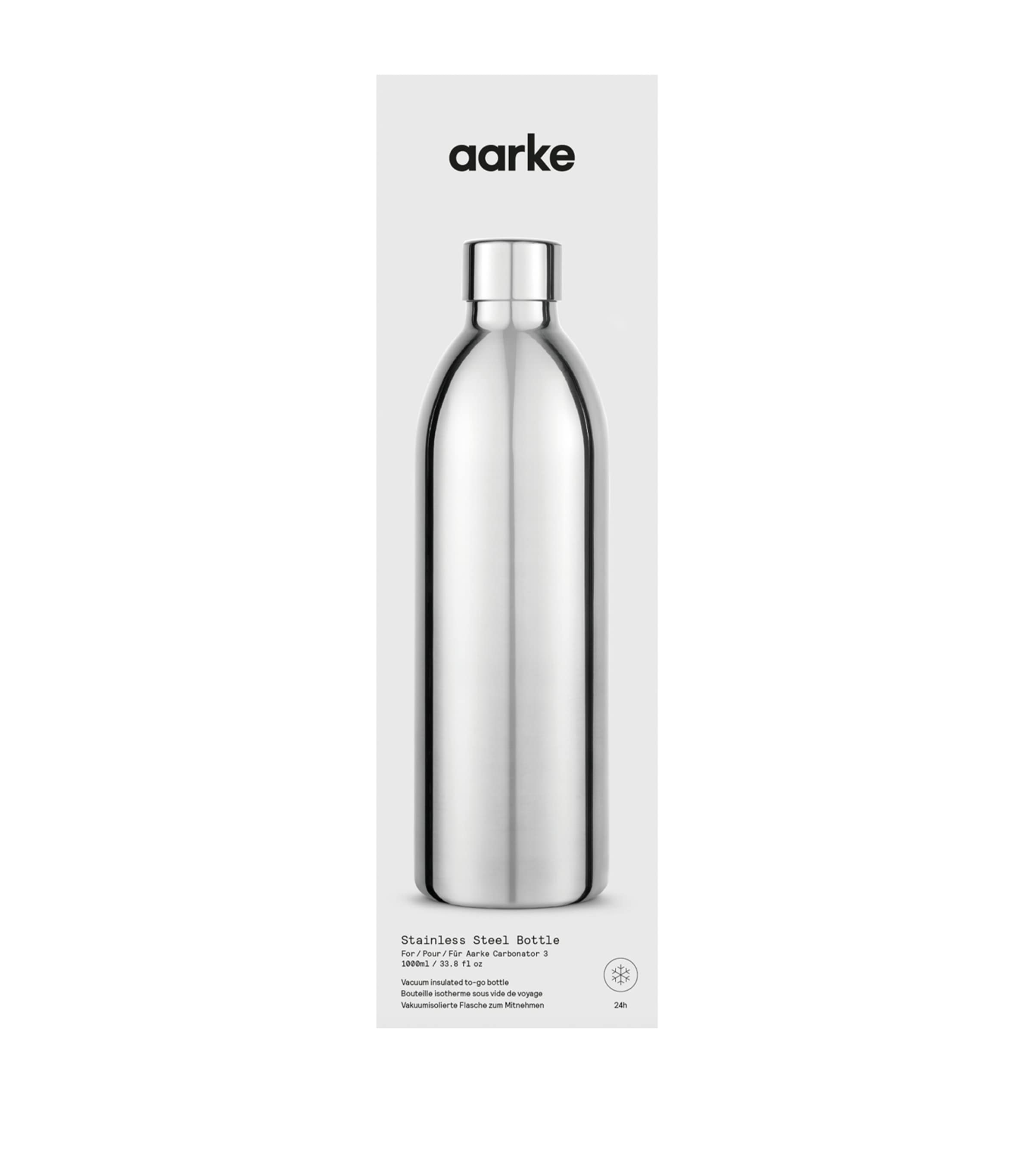 Stainless Steel Carbonator 3 To-Go Bottle STEEL Image 3
