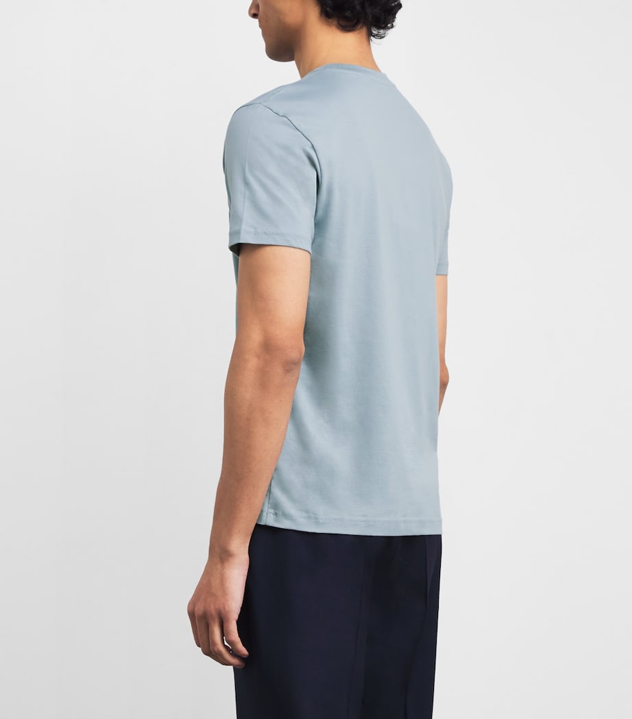 Supima Cotton Riviera T-Shirt BUWT STONE BLUE Image 4