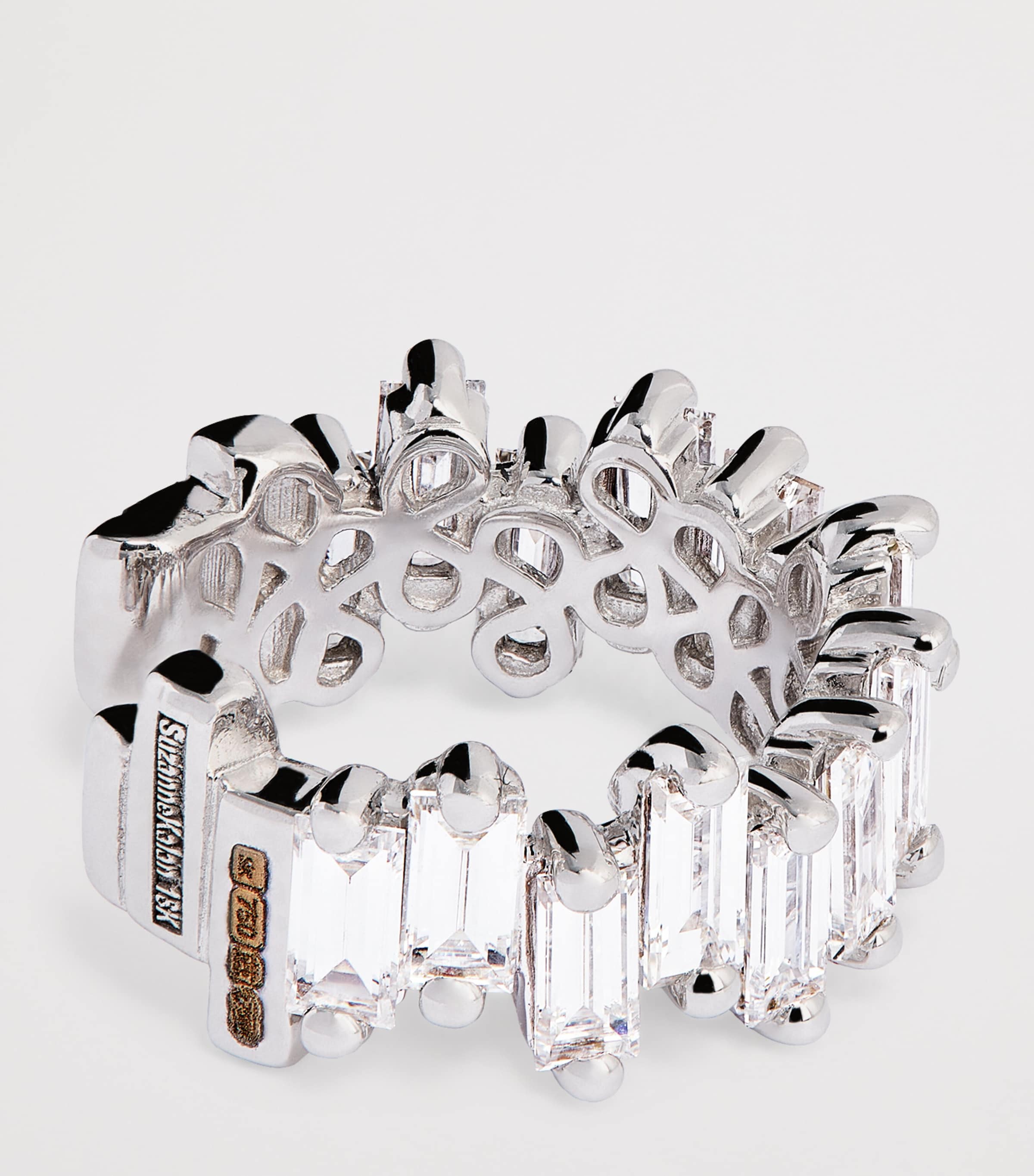 White Gold and Diamond Golden Age Ear Cuff 18K WG/WD Image 4