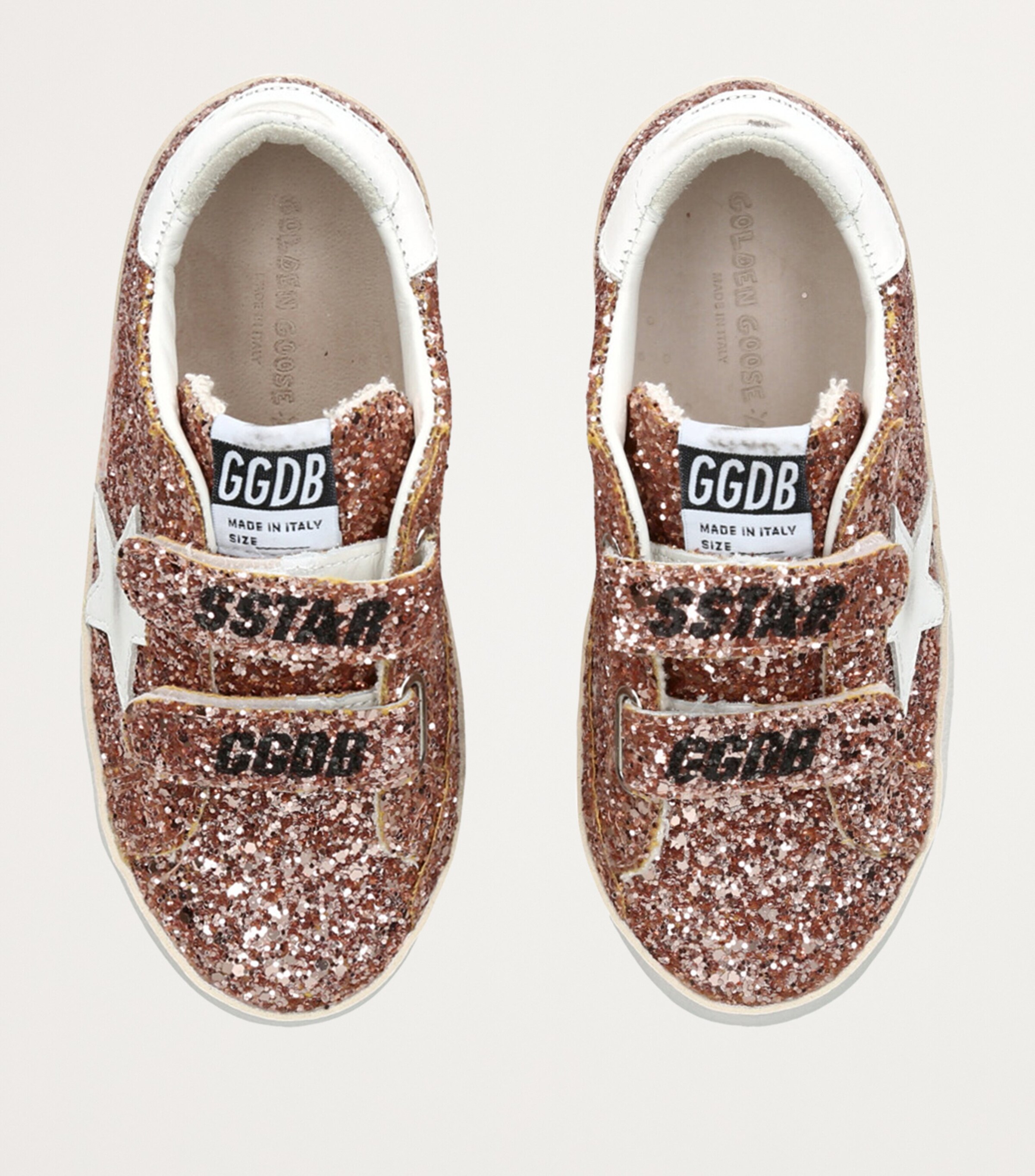Glitter Old School Sneakers BRONZE Image 4