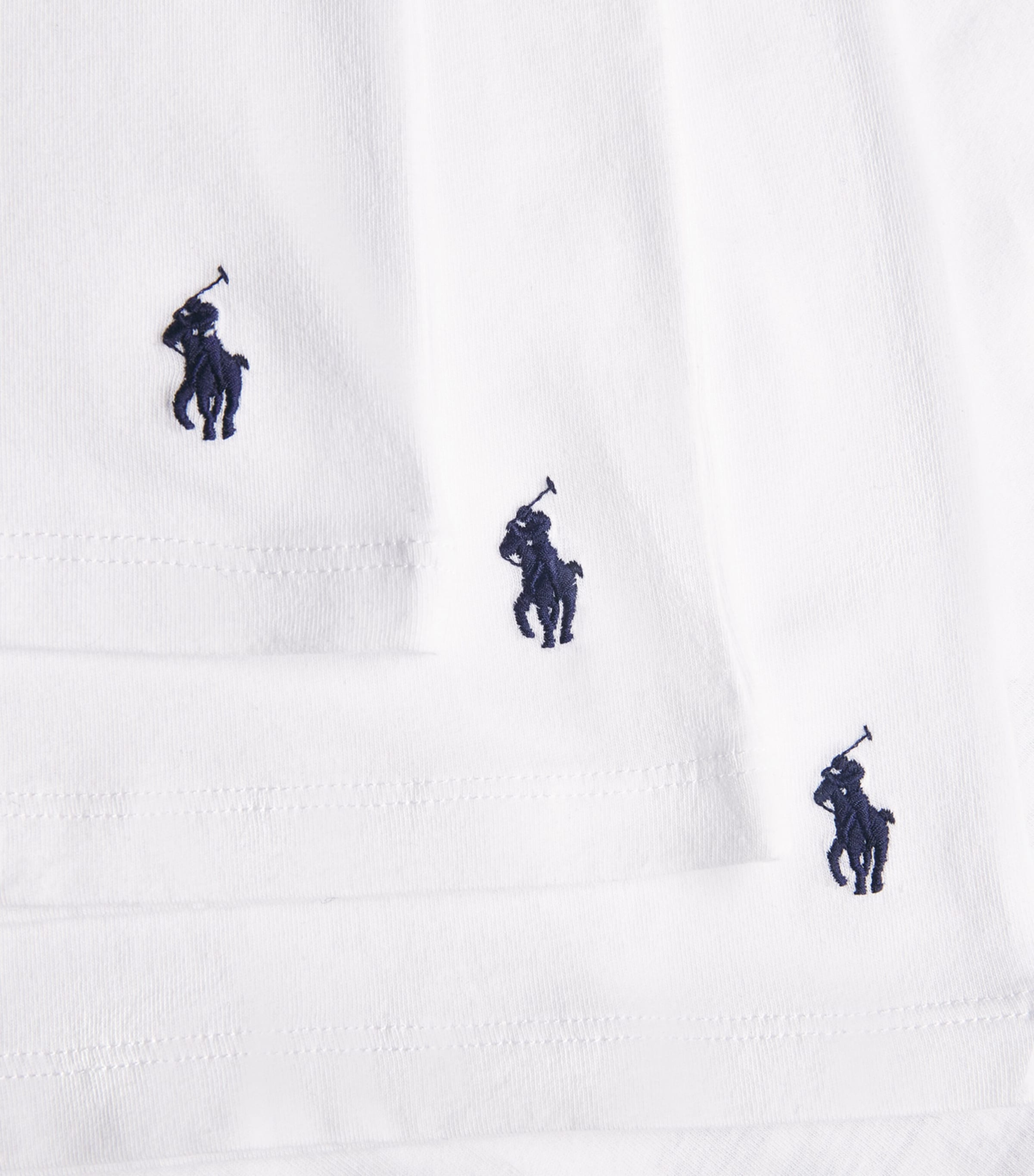 Ralph Lauren Kids Set of 3 Stretch-Cotton Pony Logo T-Shirt (6-12 Years) White Image 4