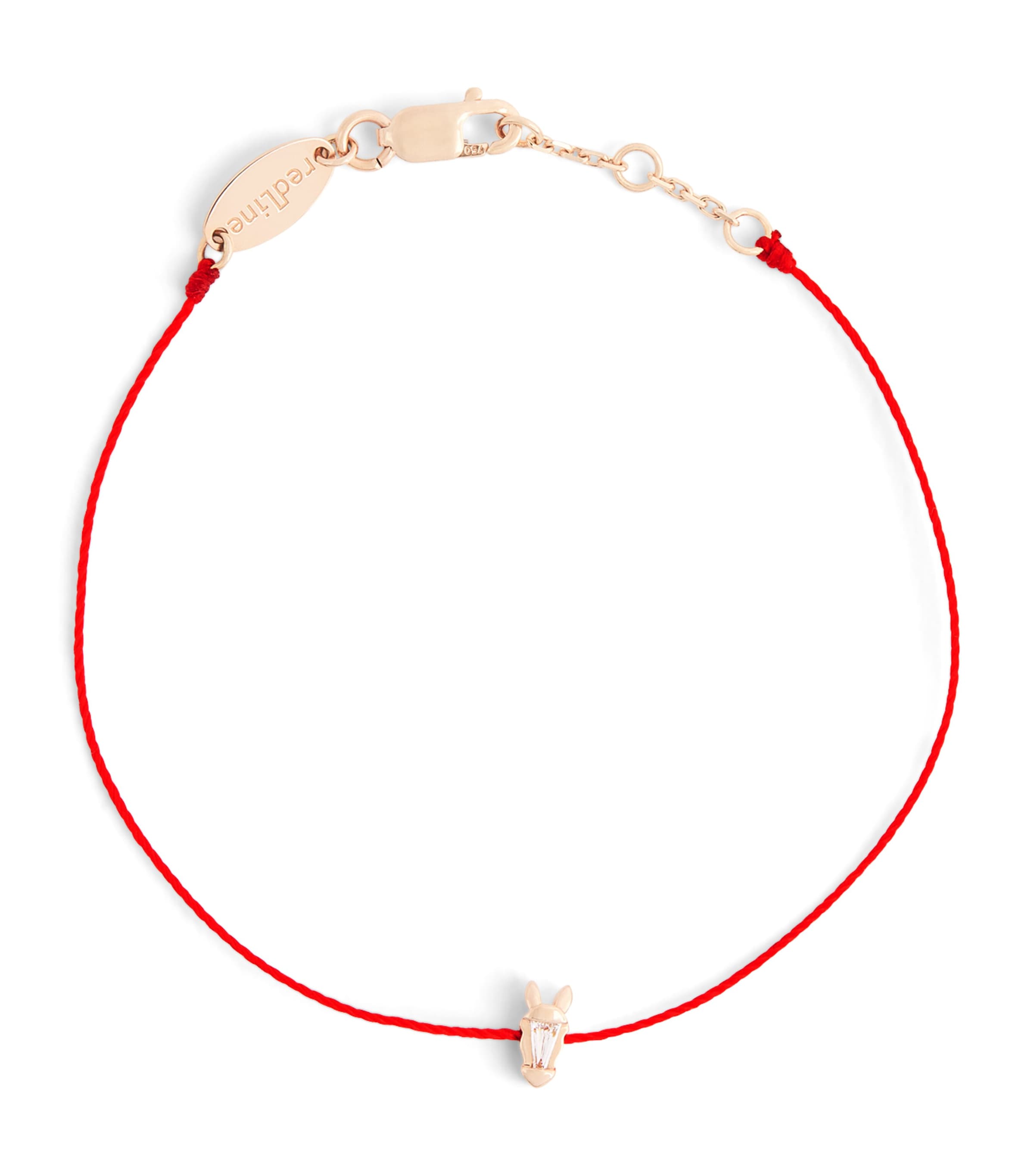 Redline Rose Gold and Diamond Chinese New Year Bracelet Rose Gold Image 1
