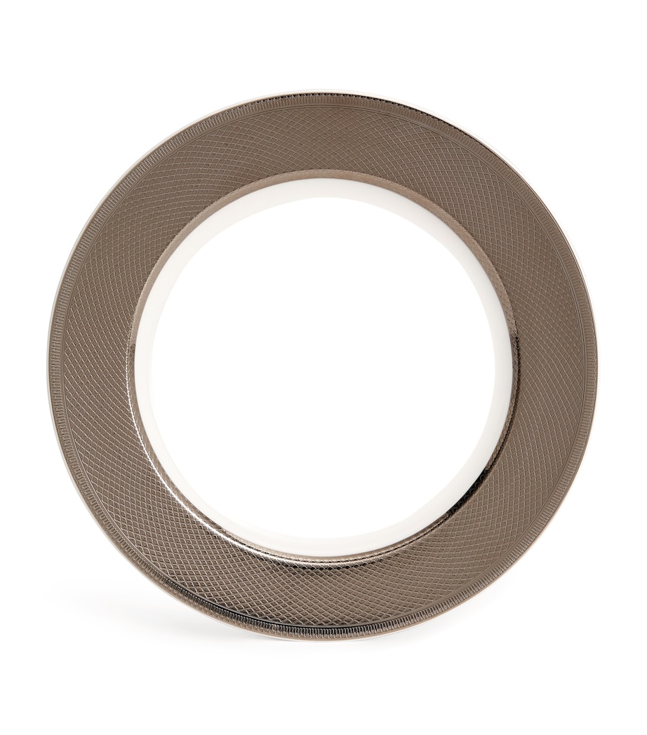Guilloché Platinium Underplate (29.5cm) SILVER Image 1