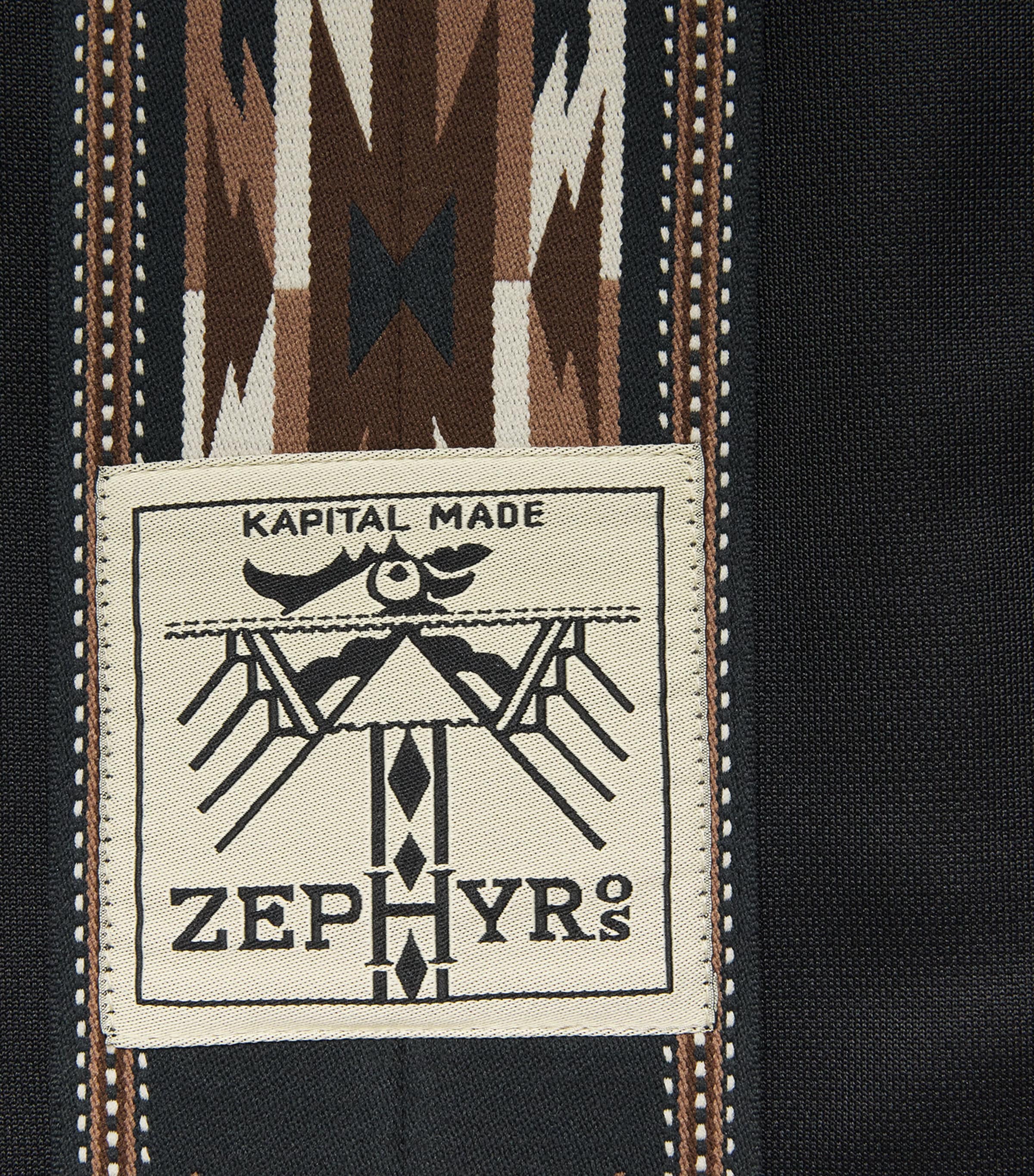 Geometric Track Pants BLACK Image 5