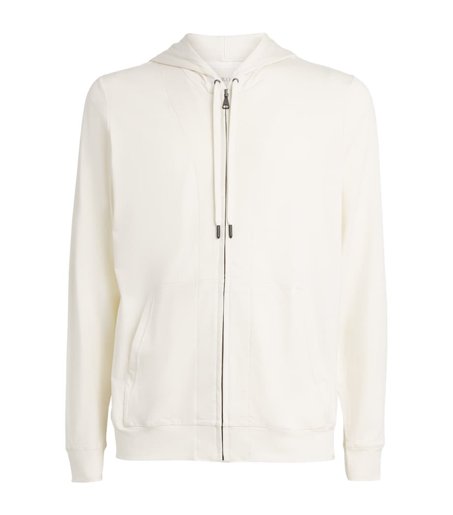 Derek Rose Mens Micromodal Zip-Up Hoodie Bei Image 1