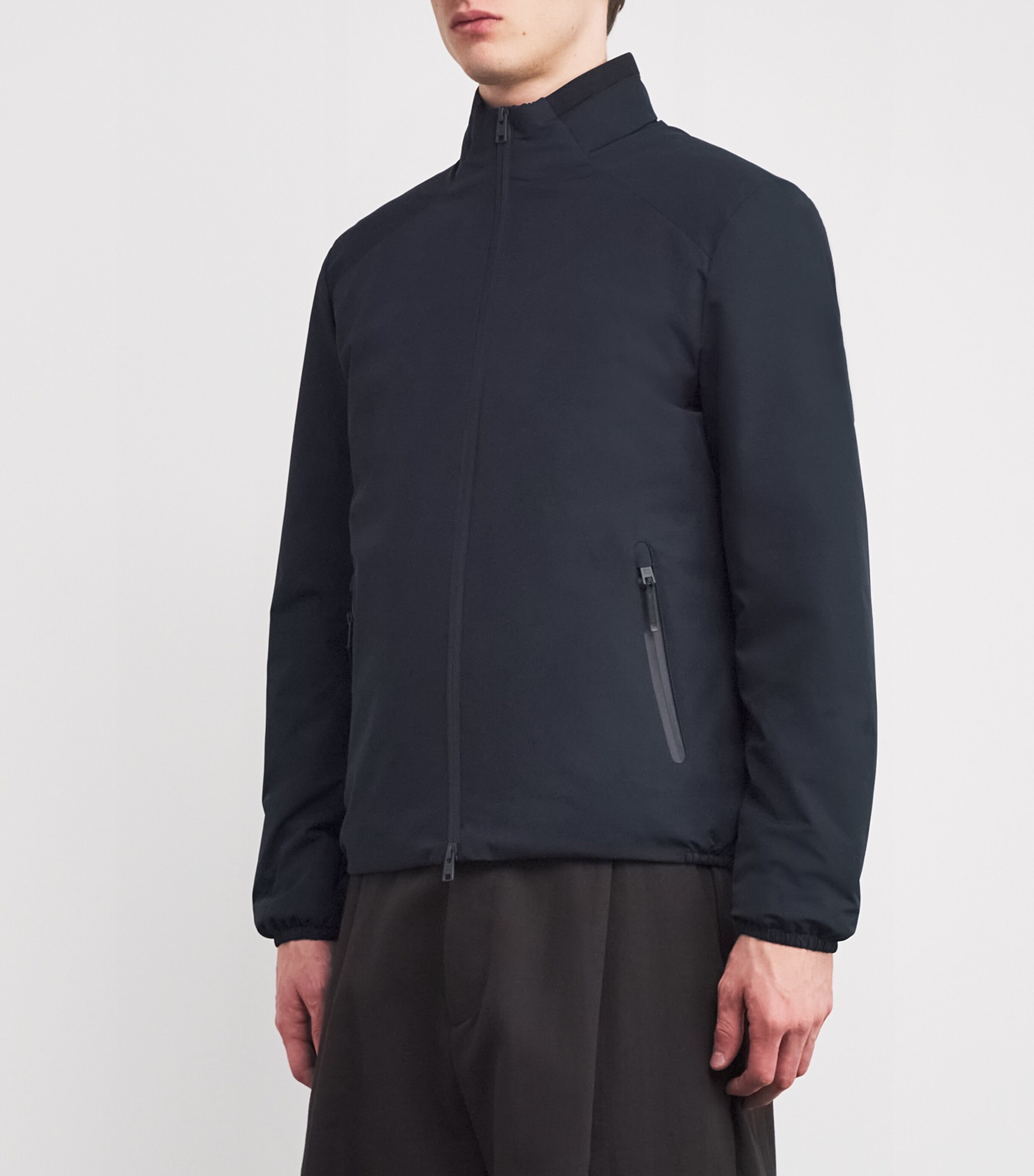 Down Waterproof Sailing Bomber Jacket 3989-MELTON BLUE Image 3