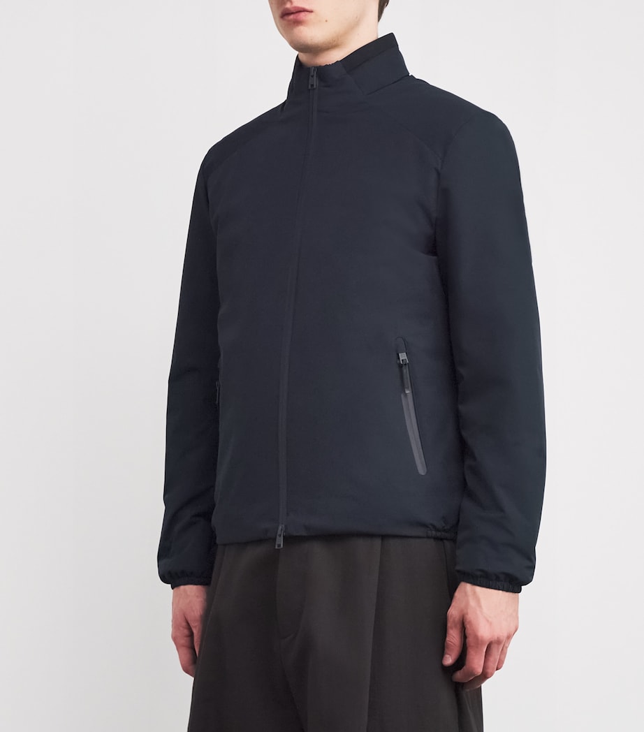 Down Waterproof Sailing Bomber Jacket 3989-MELTON BLUE Image 3