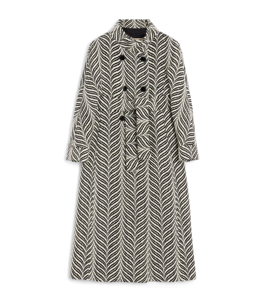Wool-Blend Wrap Coat QT3 Image 1