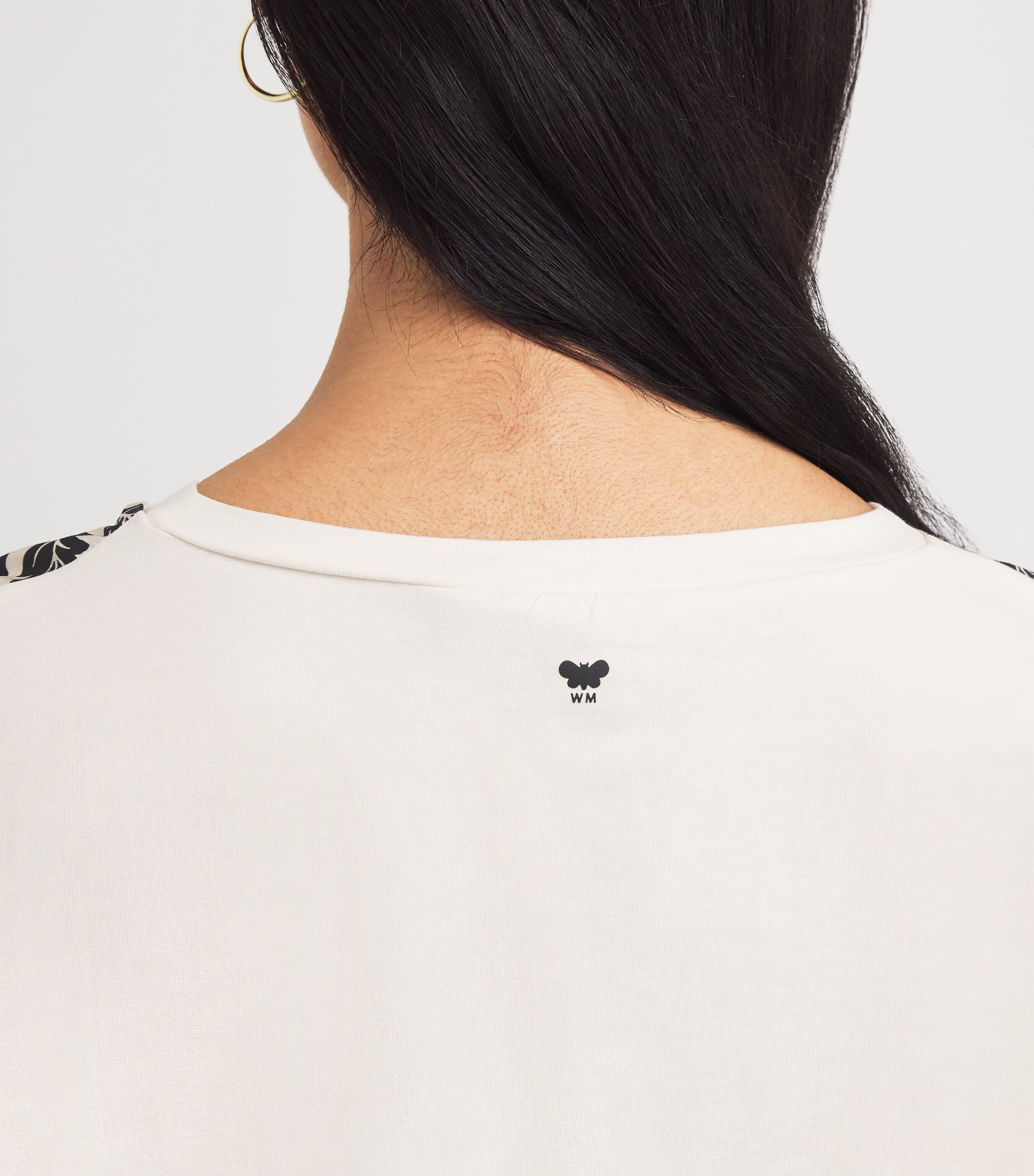 Stretch-Cotton Printed T-Shirt IVORY Image 6