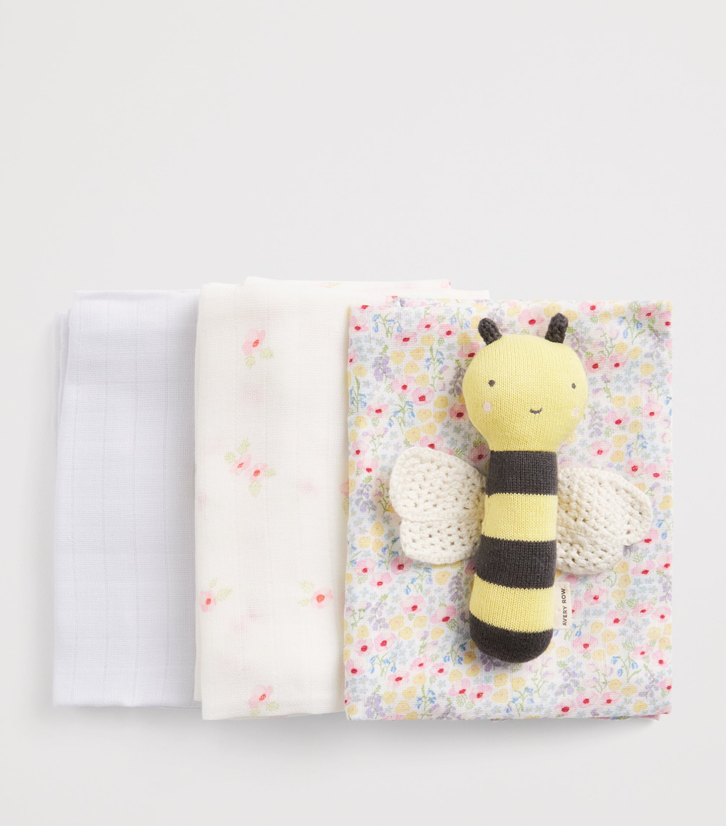 Avery Row Wildflower Garden Rattle and Care New Baby Gift Set Wildflower Garden Image 2