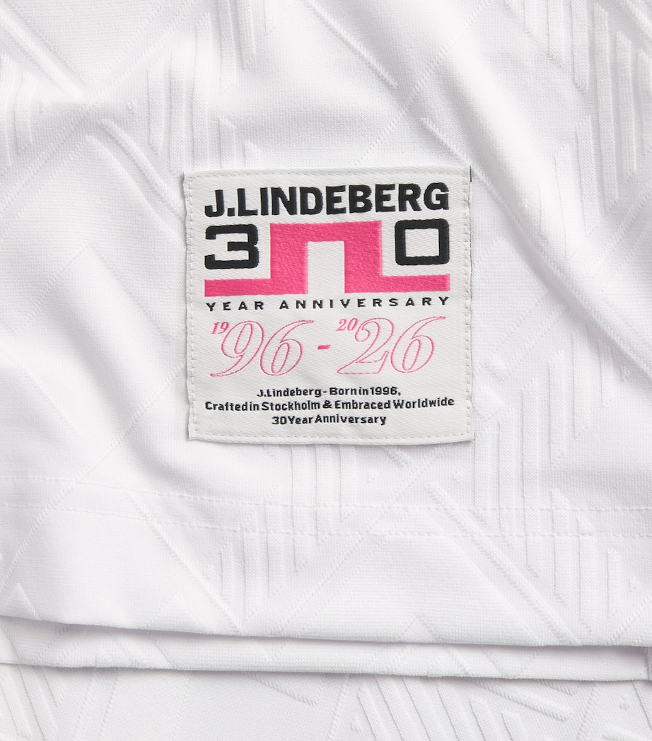 J Lindeberg Mens 30Y Matt Polo Shirt White Image 6