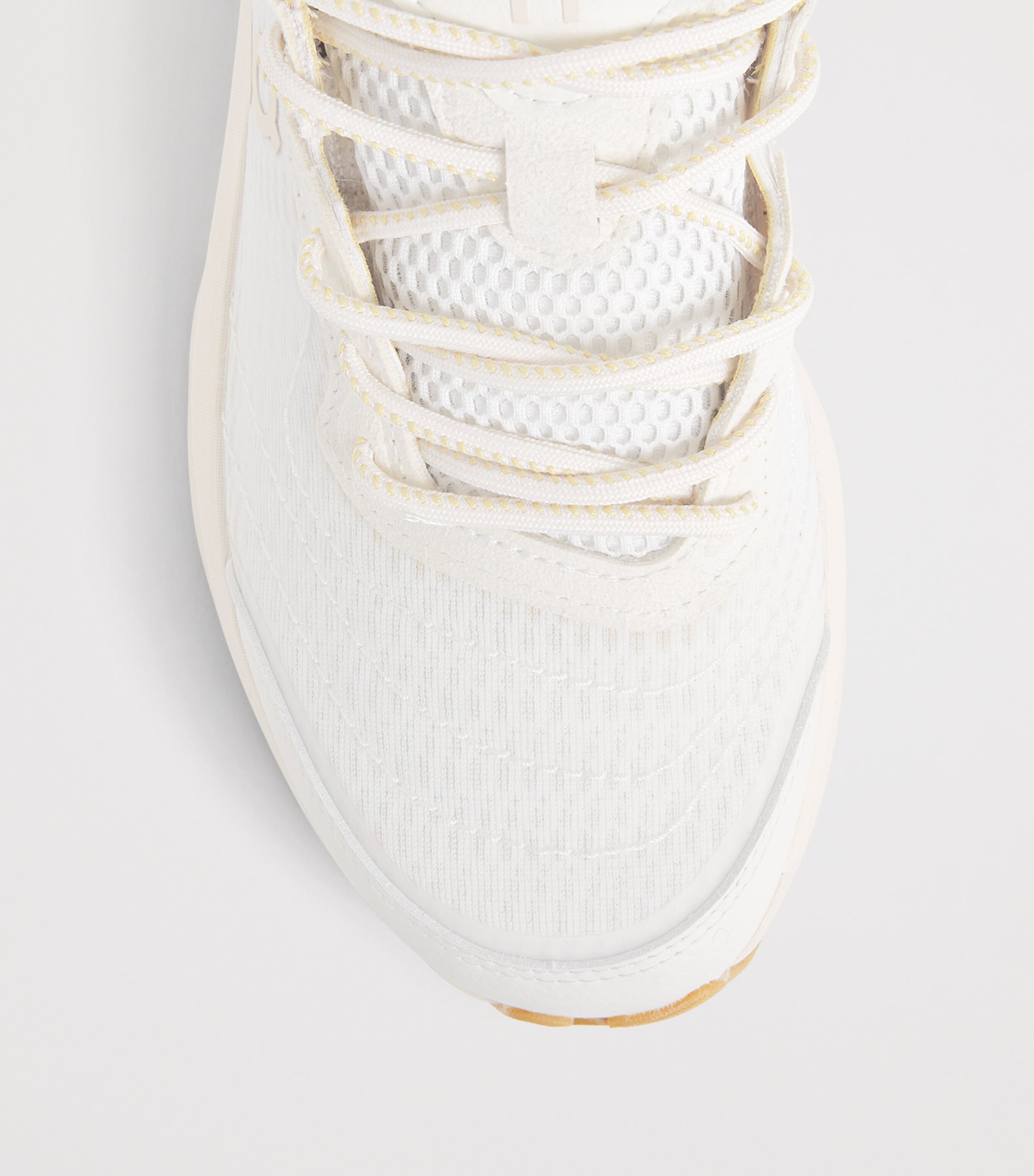 On Womens Cloudzone Moon Sneakers Ivory Putty Image 5